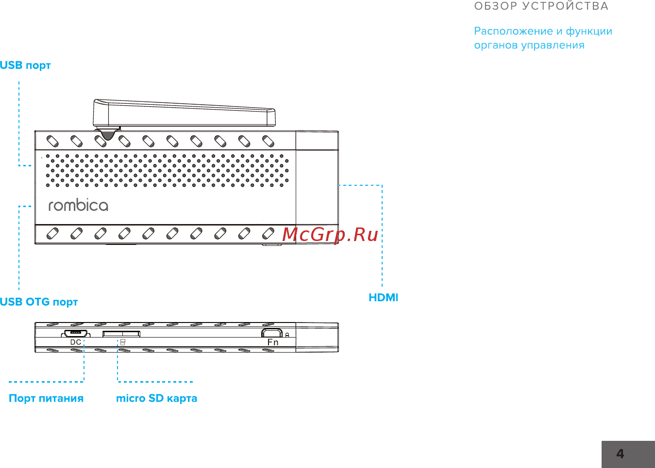 Rombica Smart Stick Quad v001 (SSQ-A0400) Инструкция по эксплуатации онлайн [5/57] 252409