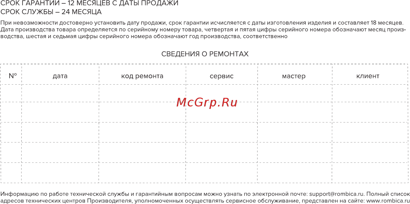Rombica Smart T2 v01 c DVB-T2 тюнером (SBQ-TV805) Инструкция по эксплуатации онлайн [32/32] 252411