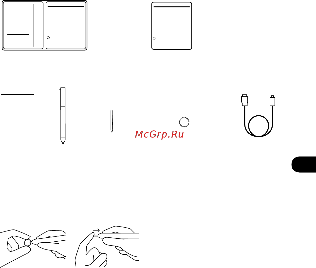Wacom Bamboo Slate Large (CDS-810S) [3/8] Bamboo folio