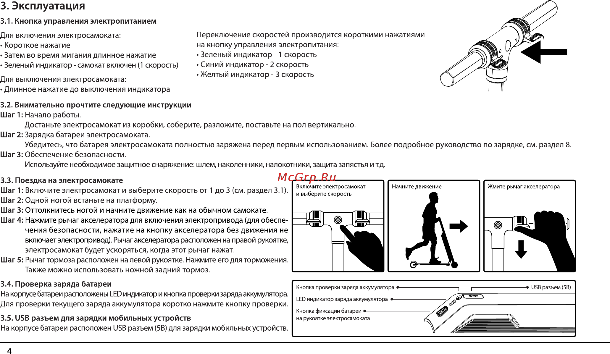 Iconbit Kick Scooter FF (SD-0020K) [6/12] Внимательно прочтите следующие инструкции шаг