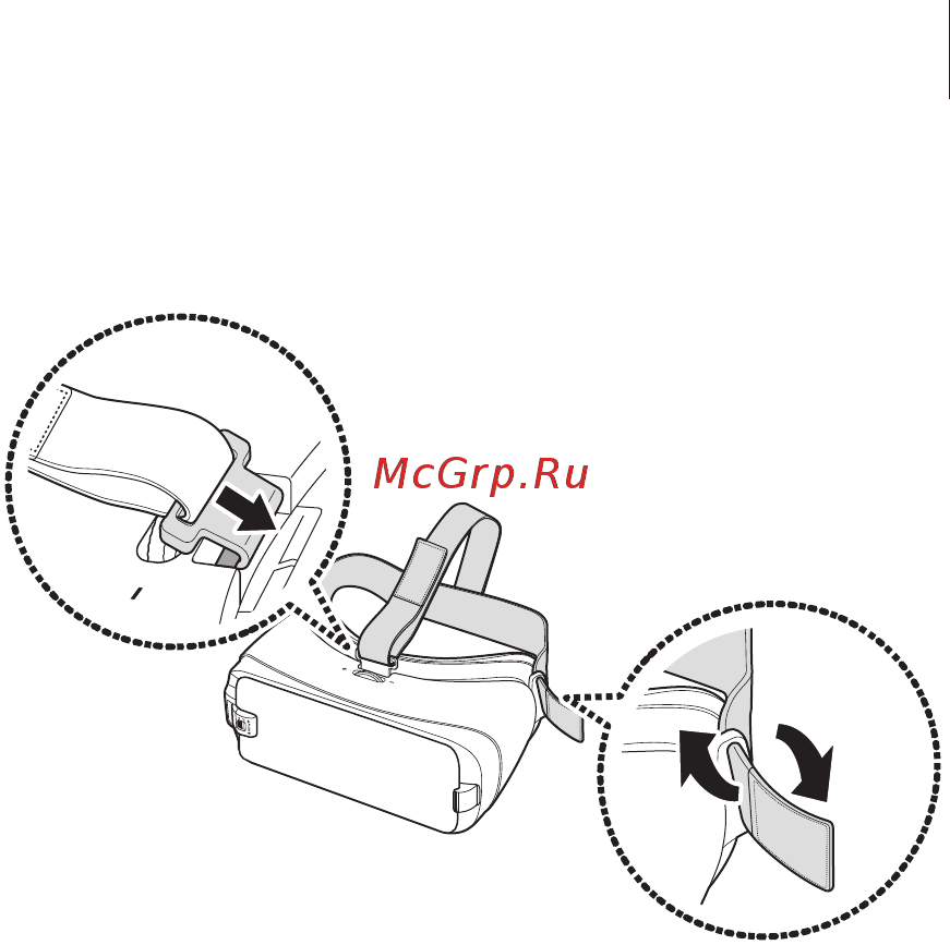 Samsung Gear VR with controller (SM-R324) [22/94] Отсоединение ремешков