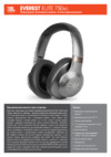 JBL Everest Elite 750NC Gun Metal ( Инструкция по эксплуатации