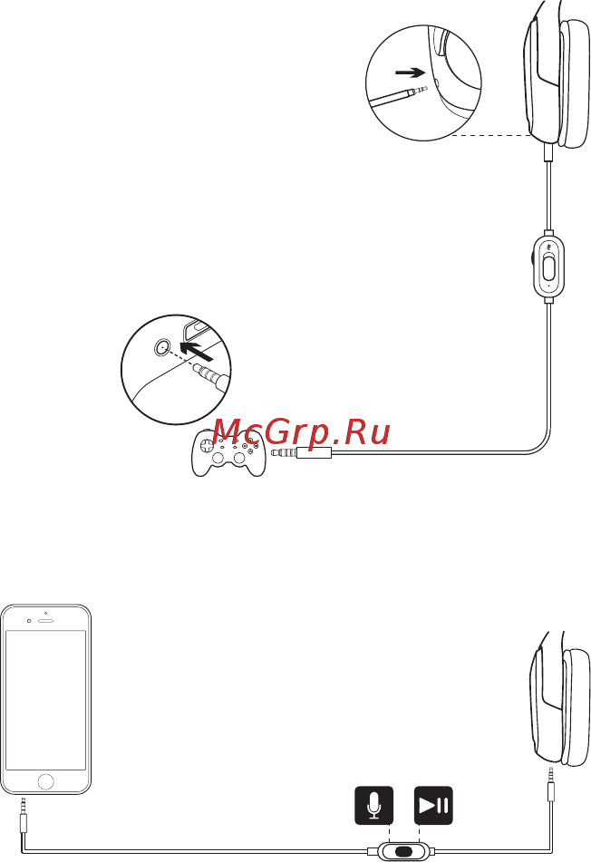 Logitech G433 7.1 черный 981-000668 [4/5] Подключение к мобильному устройству