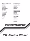 Thrustmaster База руля TX Servo Base (4060068) Инструкция по эксплуатации