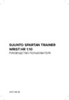Suunto Spartan Trainer Whrist HR SS023426000 Золотистые Инструкция по эксплуатации