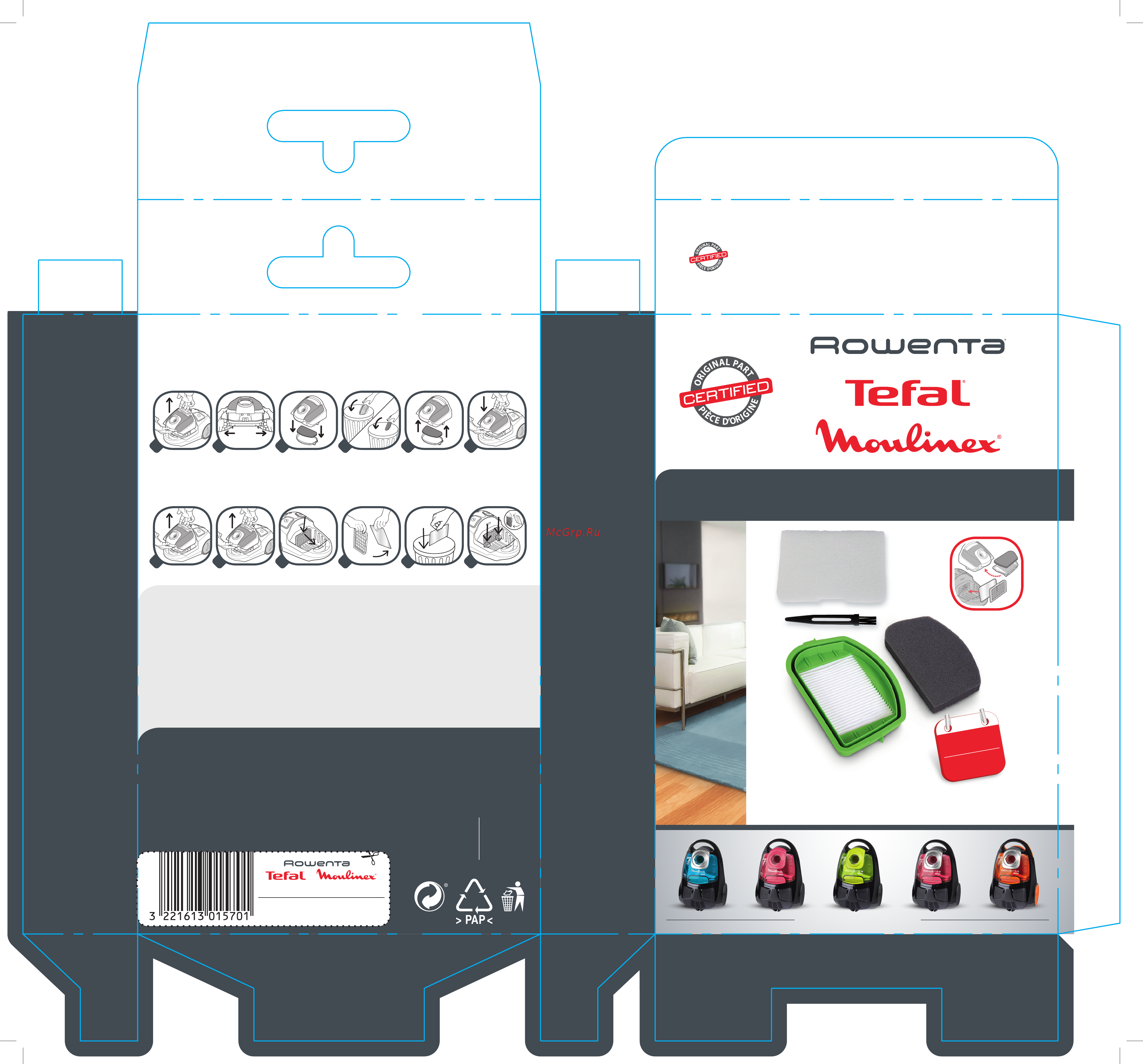 Tefal ZR005701 Инструкция по эксплуатации онлайн