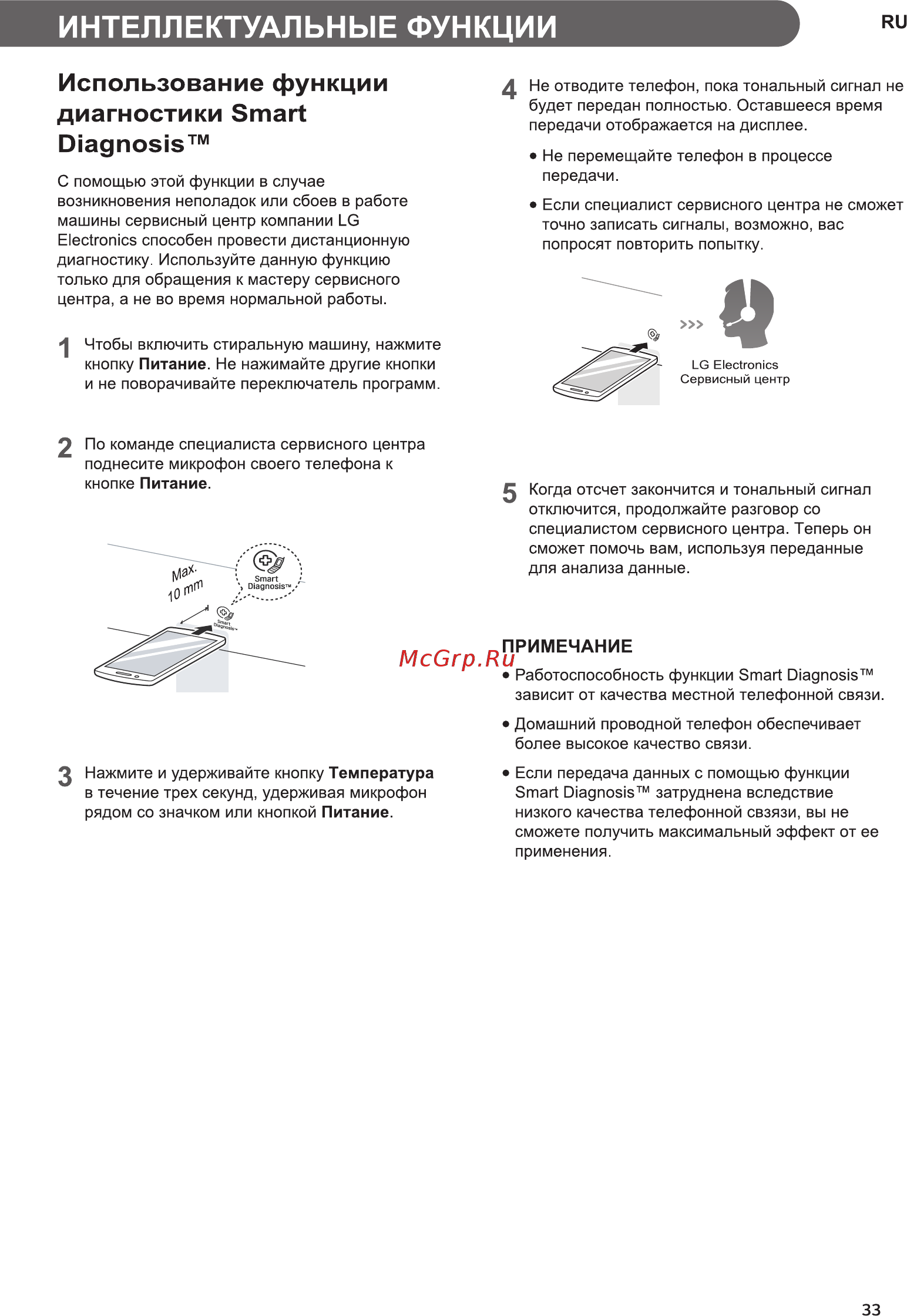 LG FH 0H3QD0 [33/48] Интеллектуальные функции