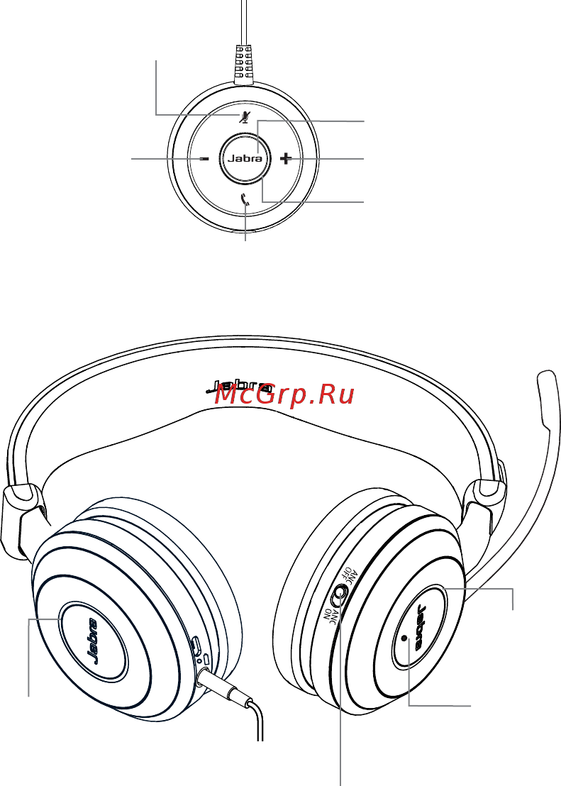 Jabra Evolve 80 UC Stereo [16/25] Использование