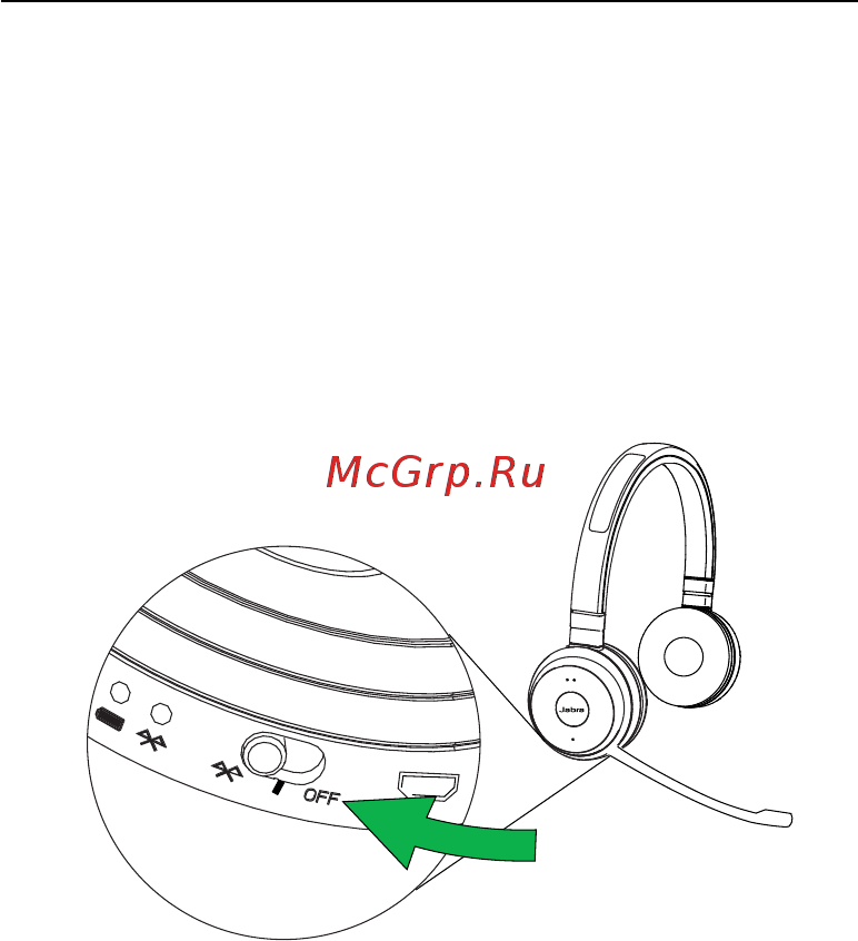 Jabra Evolve 65 MS Mono [12/21] Подключение к мобильному устройству с помощью bluetooth
