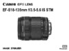 Canon EF-S 18-135mm f/3.5-5.6 IS Инструкция по эксплуатации