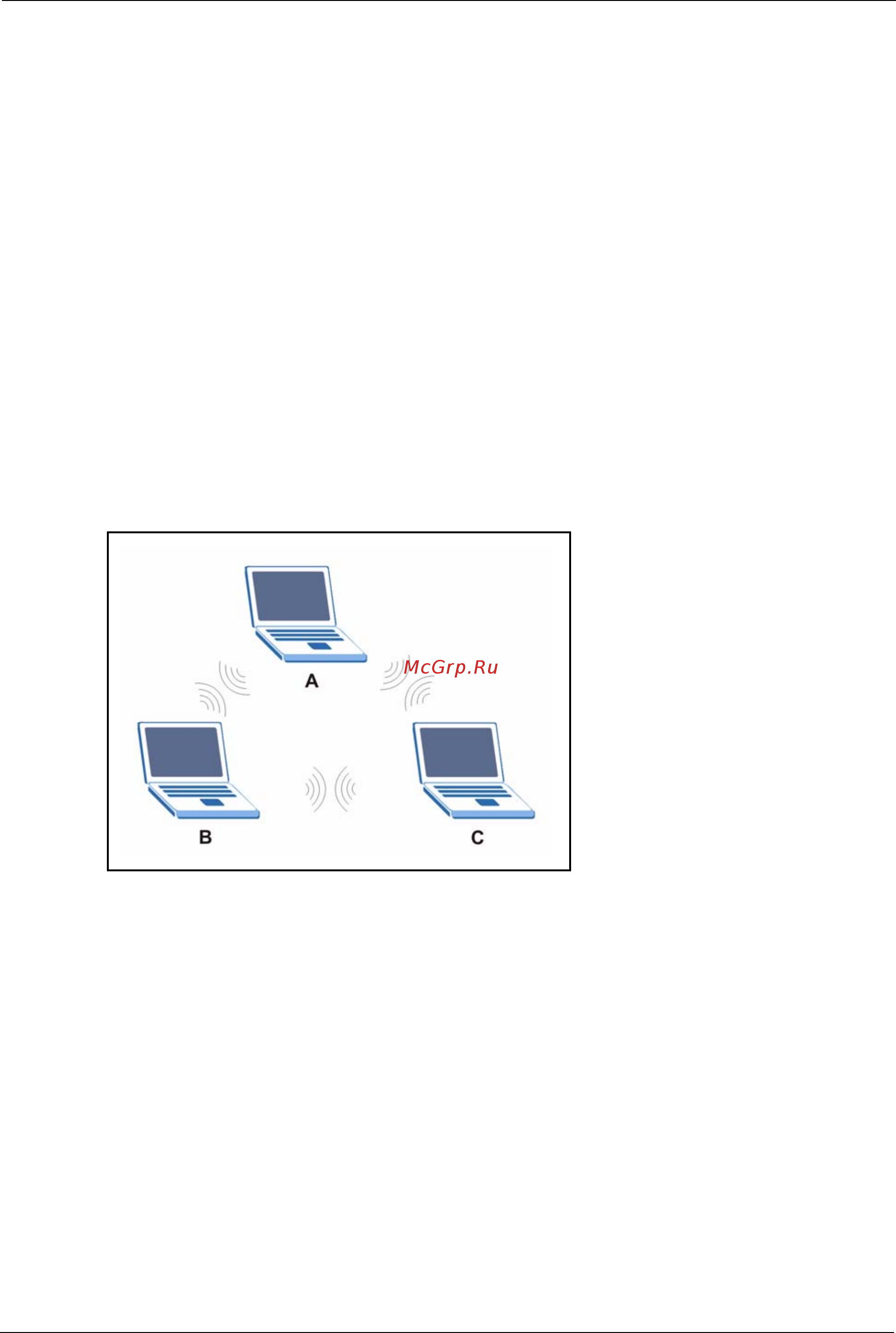 Zyxel P-330W EE [135/160] Конфигурация беспроводной сети ad hoc