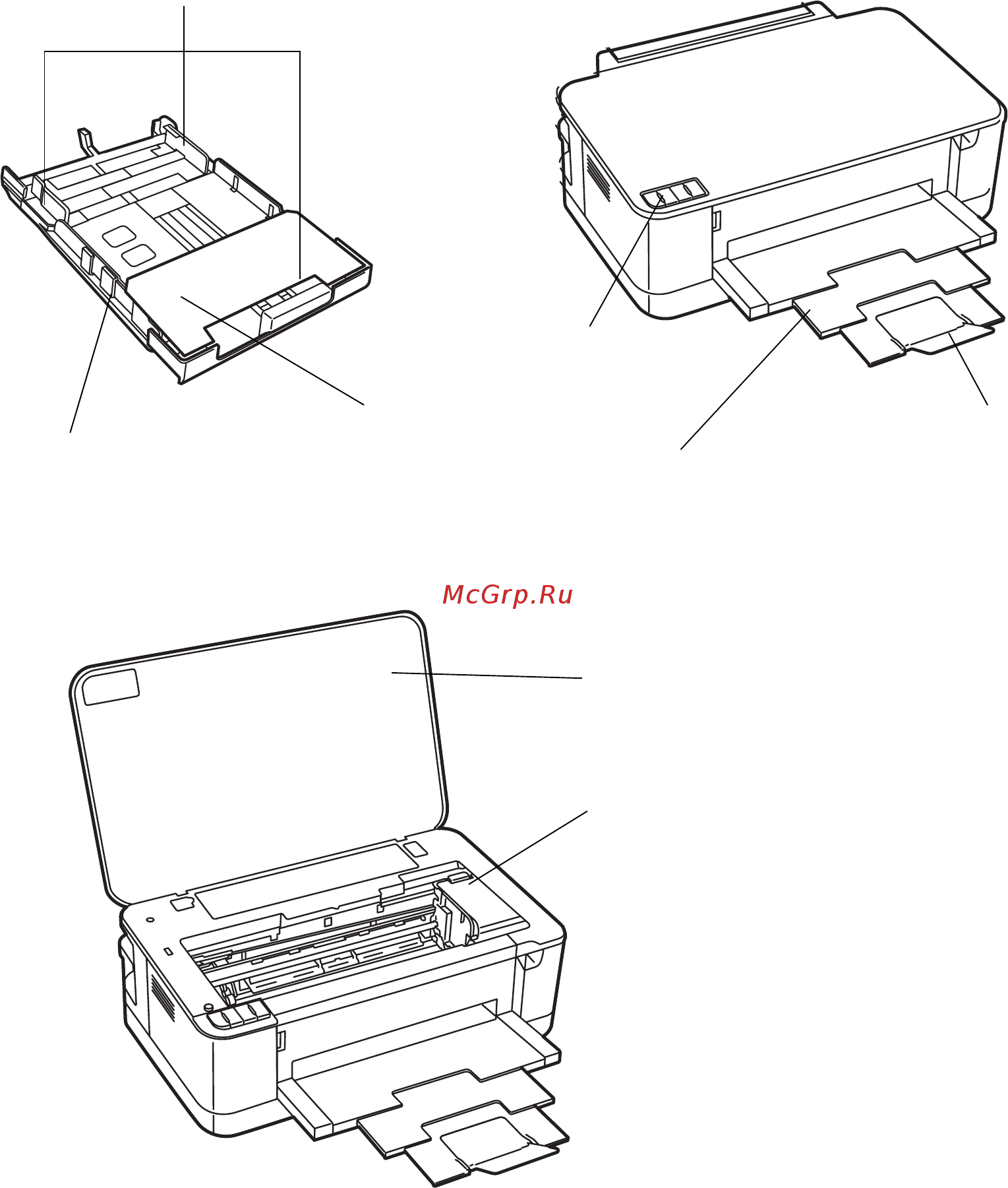 Epson WorkForce K101 [5/90] Identify product parts