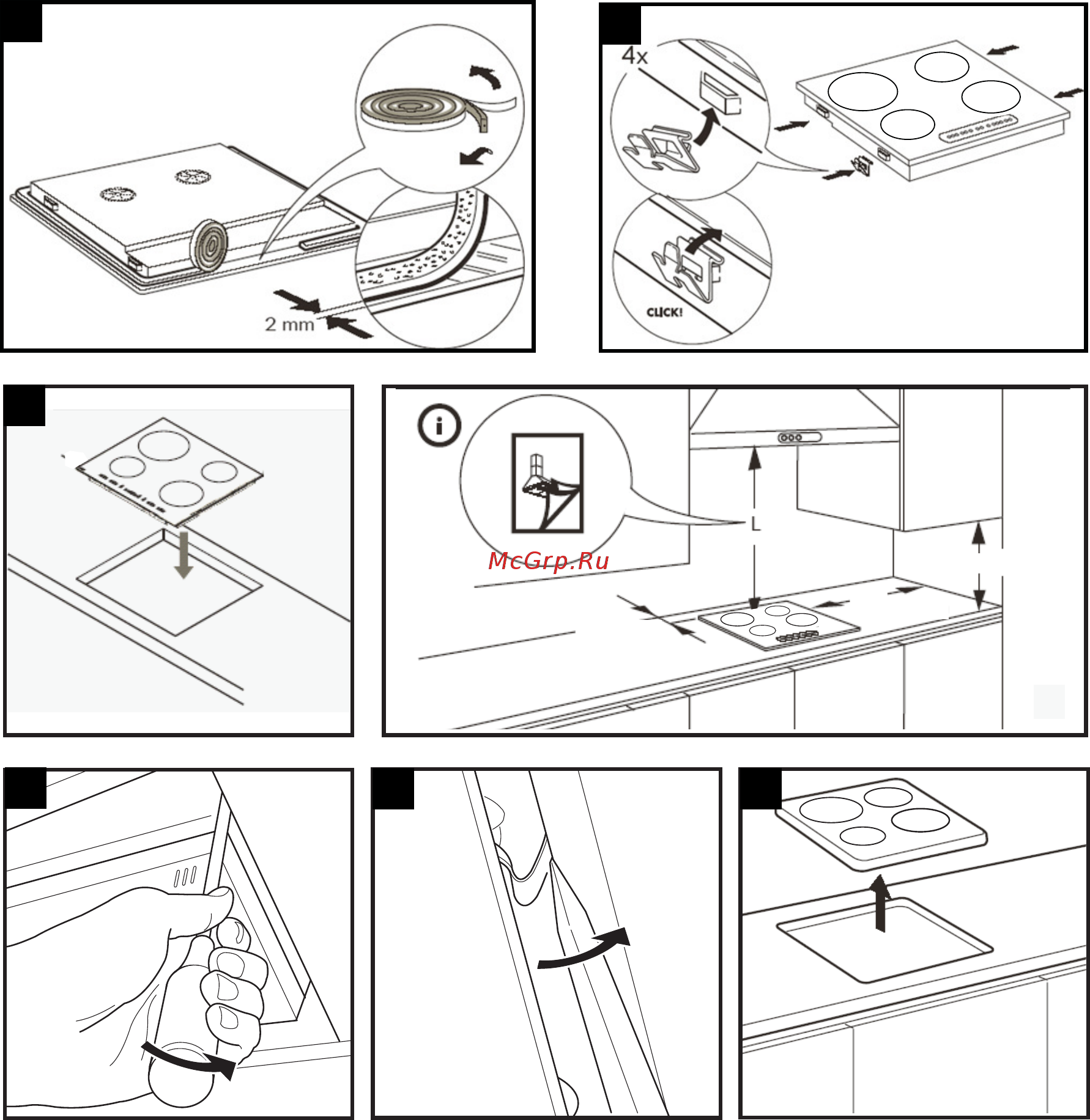 Hotpoint-Ariston ikia 640 c Инструкция по эксплуатации онлайн [4/13] 254207