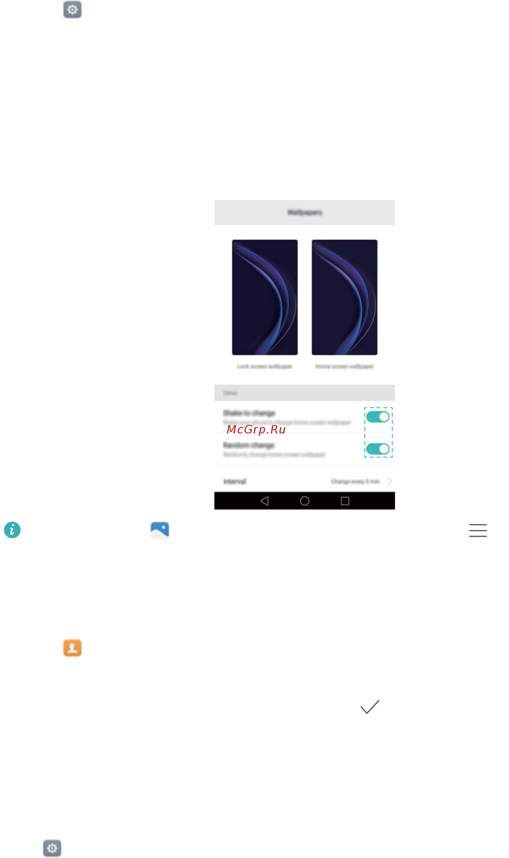 Huawei Honor 8 standart white [43/155] Changing the wallpaper