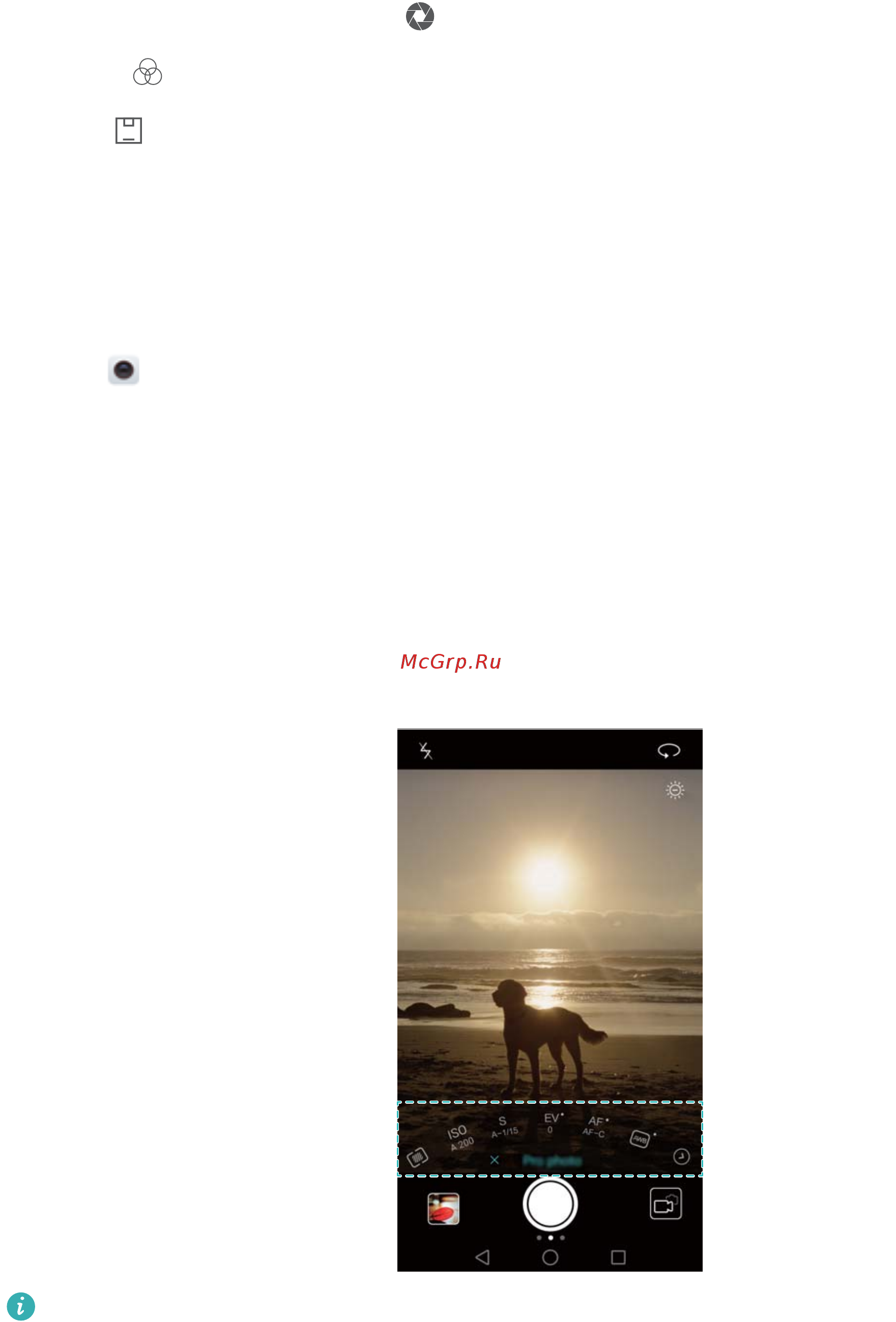Huawei Honor 8 standart blue [8/155] Pro camera mode
