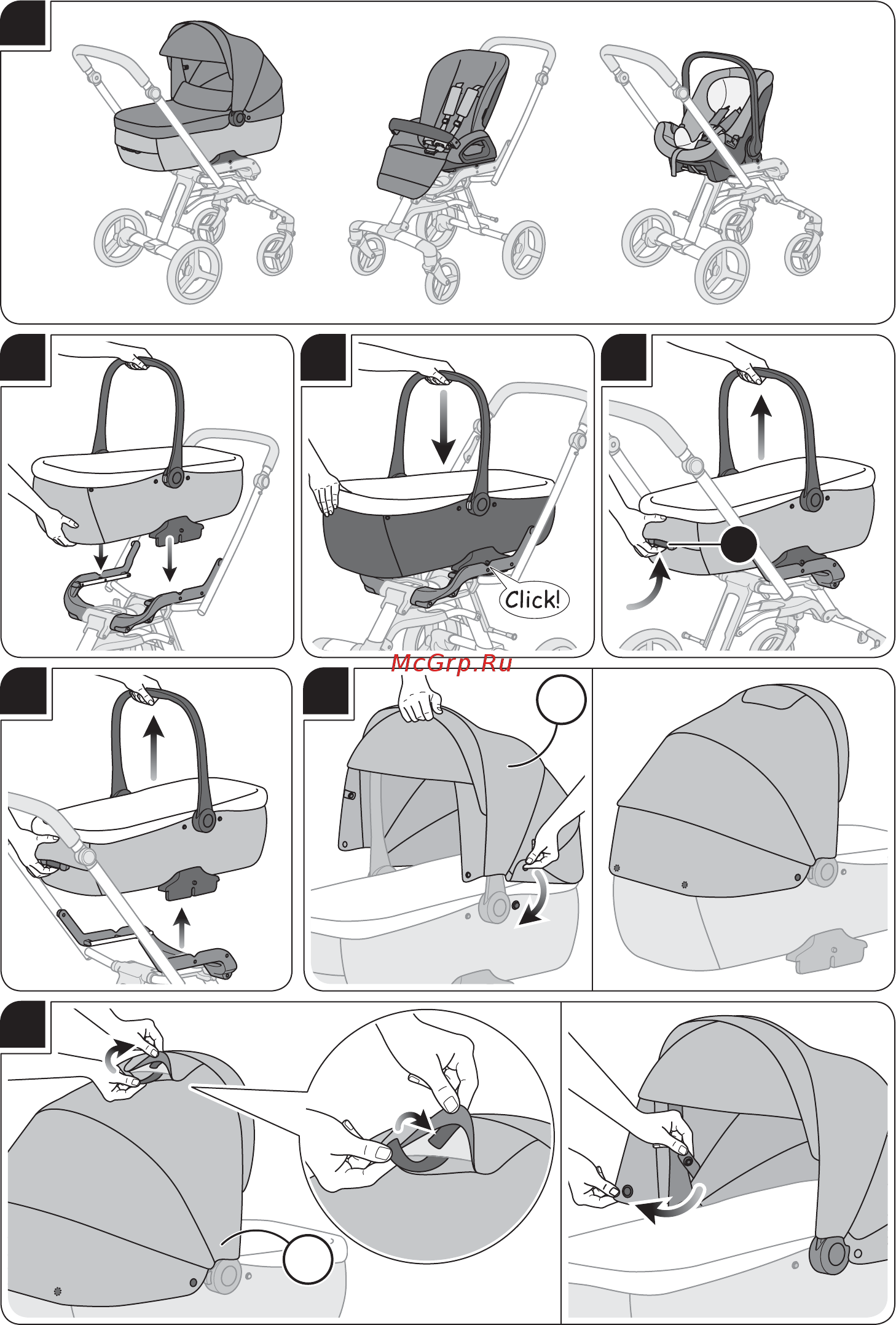 Inglesina Quad Outback (прогулочная) Инструкция по эксплуатации онлайн [8/112] 254321