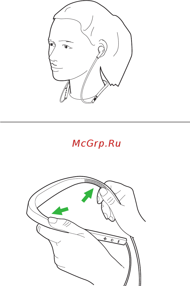Jabra Halo Smart, синий, c микрофоном [6/23] Способы ношения