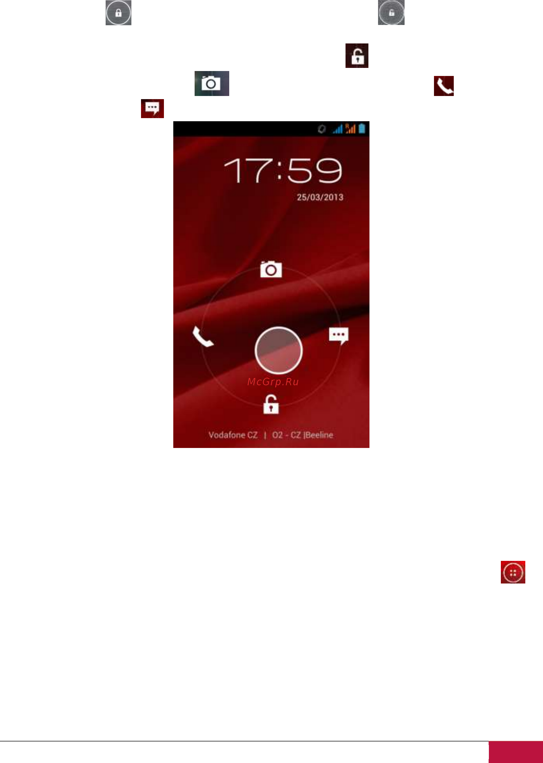 Prestigio MultiPhone 5000 DUO PAP5000 [19/71] Статусы и уведомления