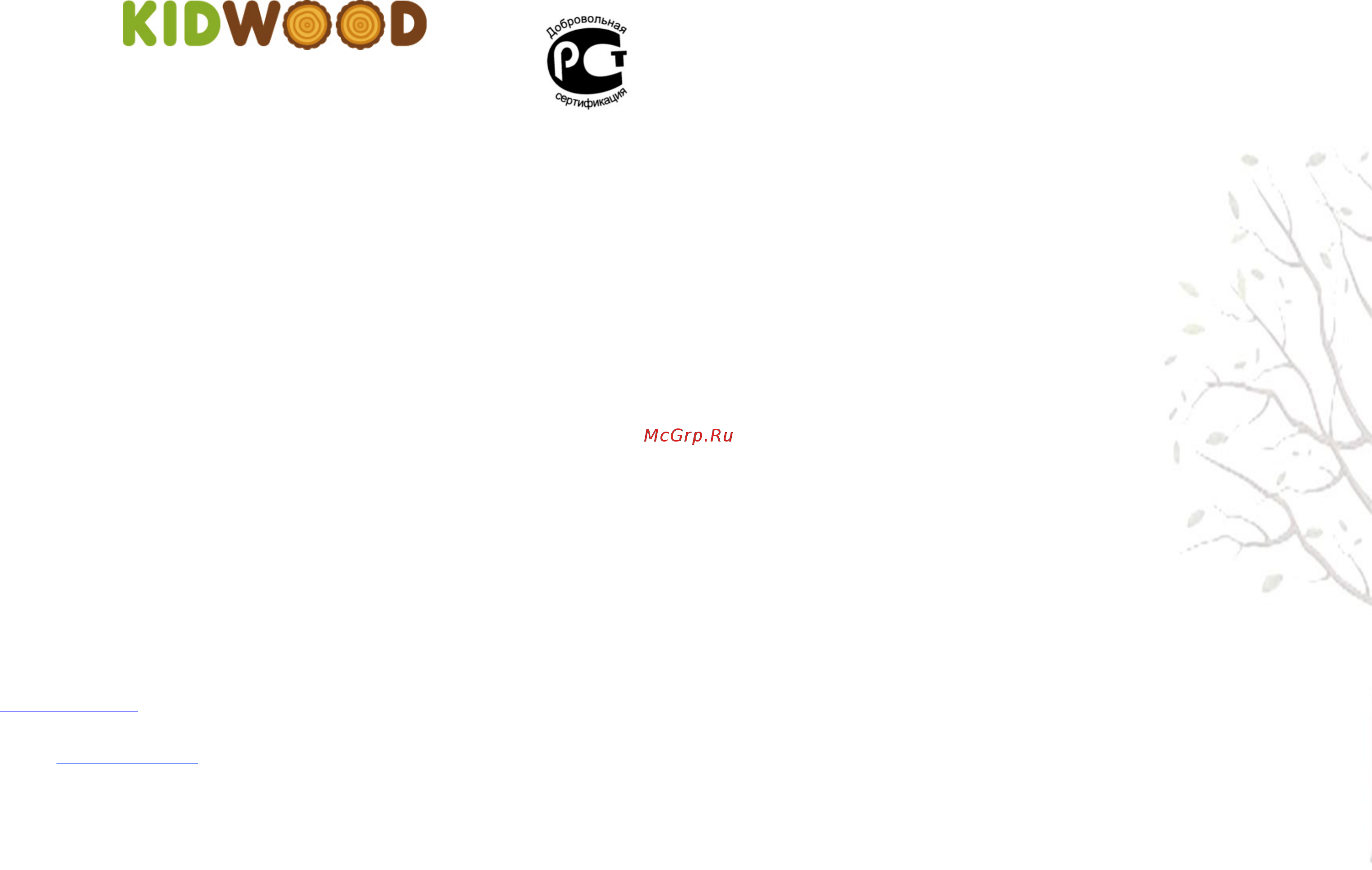 Kidwood Треугольник [6/6] Гарантийный срок __________ месяцев с даты