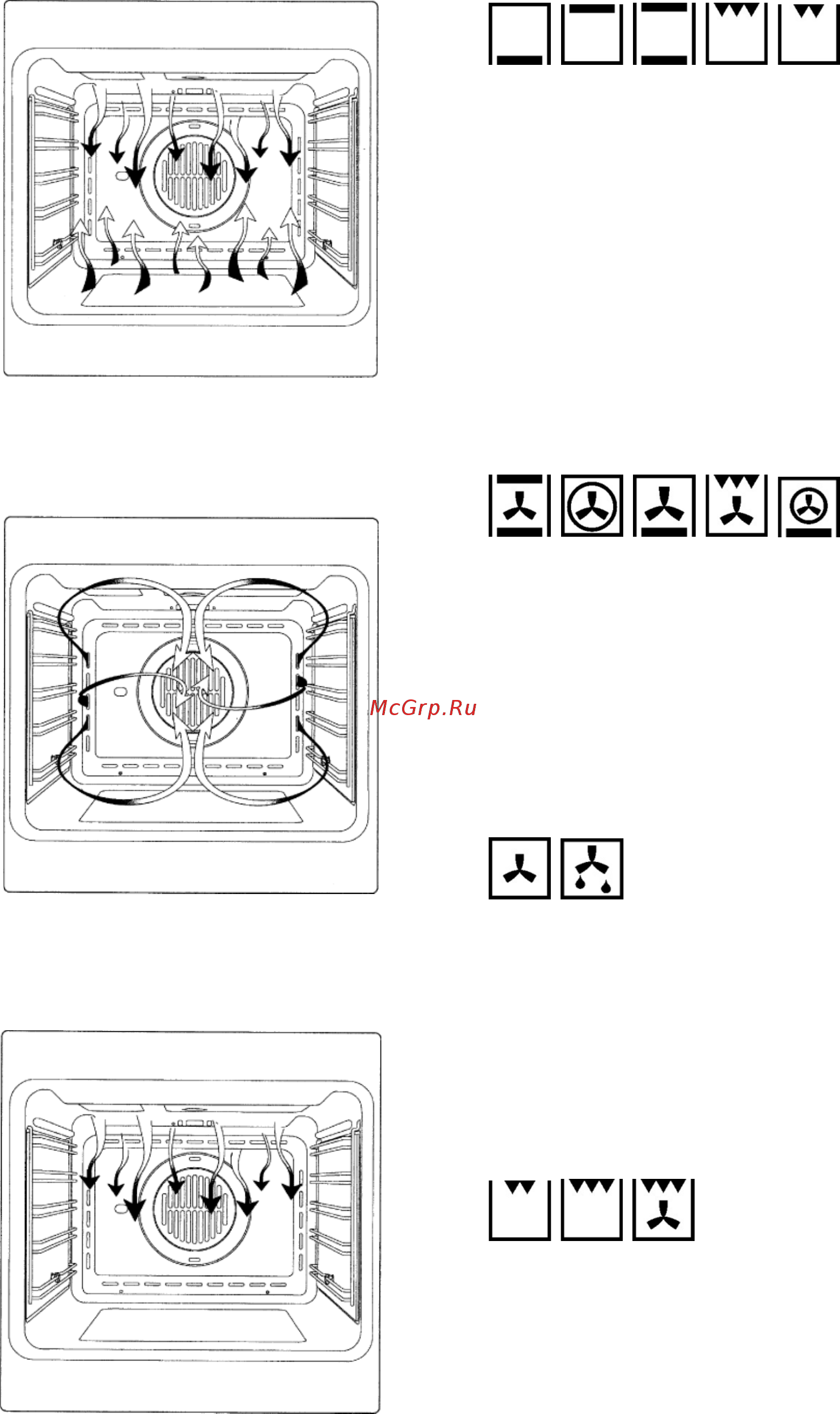 Kaiser EH 6963 [14/60] Operation functions of the oven