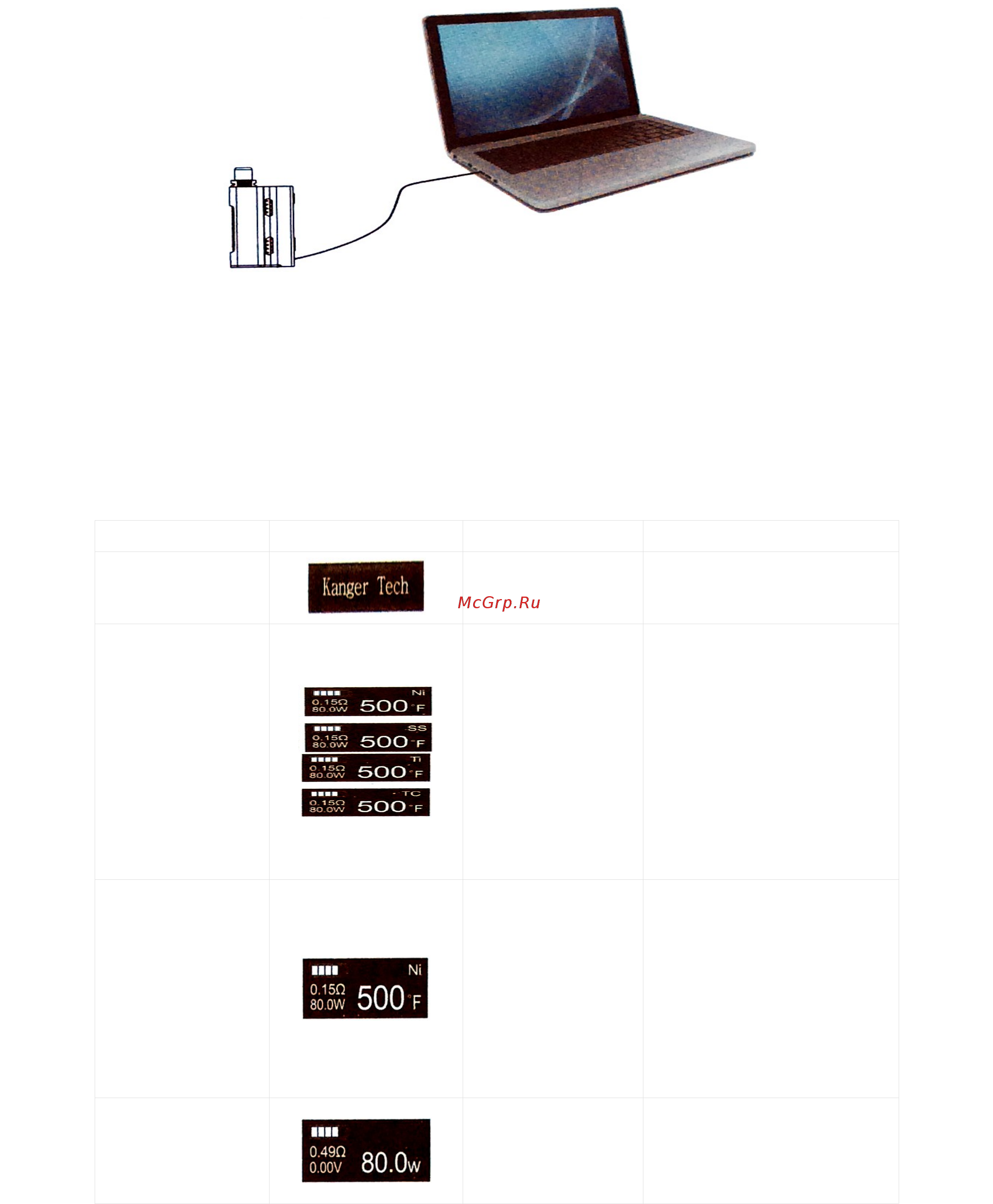 Kanger Cupti 2, с клиромайзером, 100w, без аккумуляторов, черный [4/6] Примечание