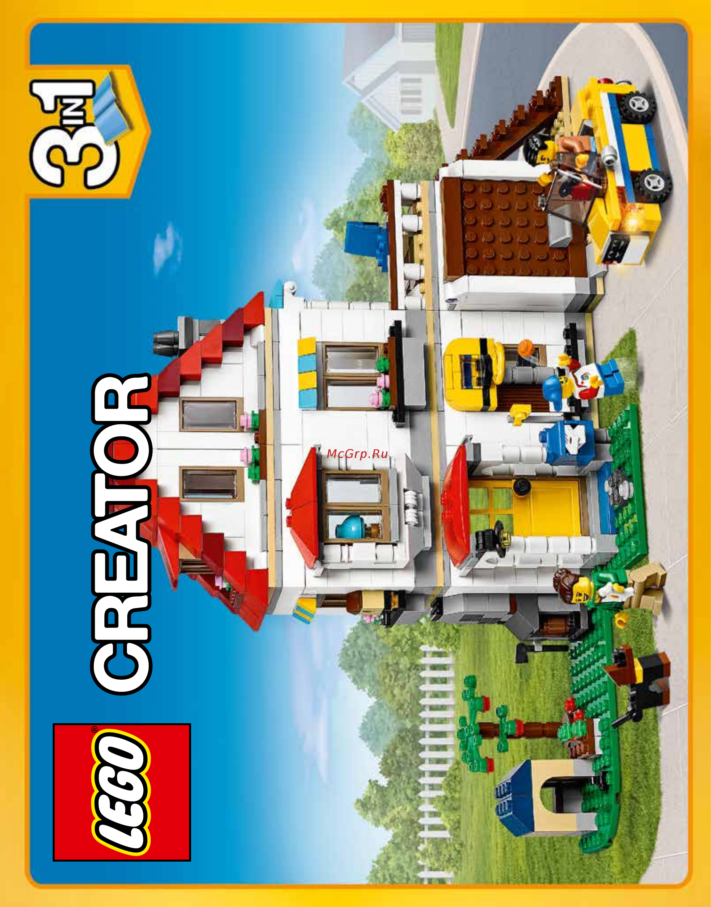 Lego Creator 31069 Загородный дом Инструкция по эксплуатации онлайн