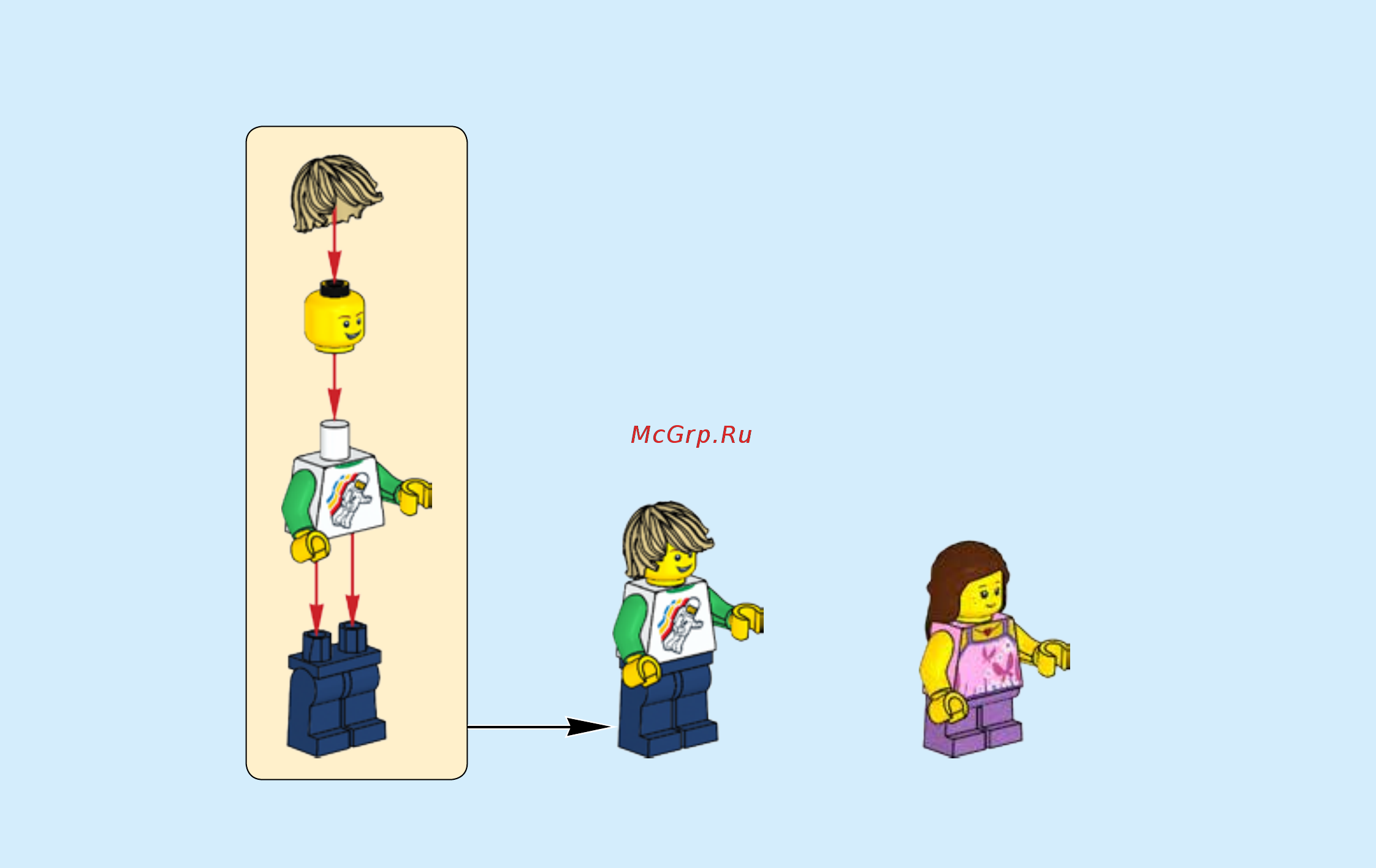 Lego Creator 31067 Вечеринка у бассейна Инструкция по эксплуатации онлайн [3/200] 254796