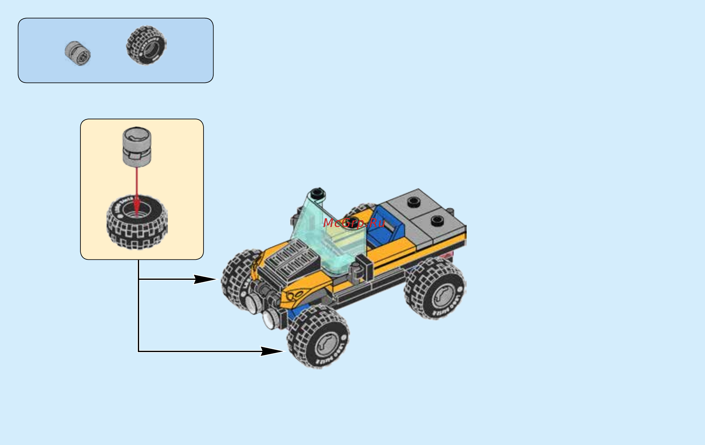 Lego City Jungle Explorer 60159 Миссия Исследование джунглей Инструкция по эксплуатации онлайн [22/24] 254810