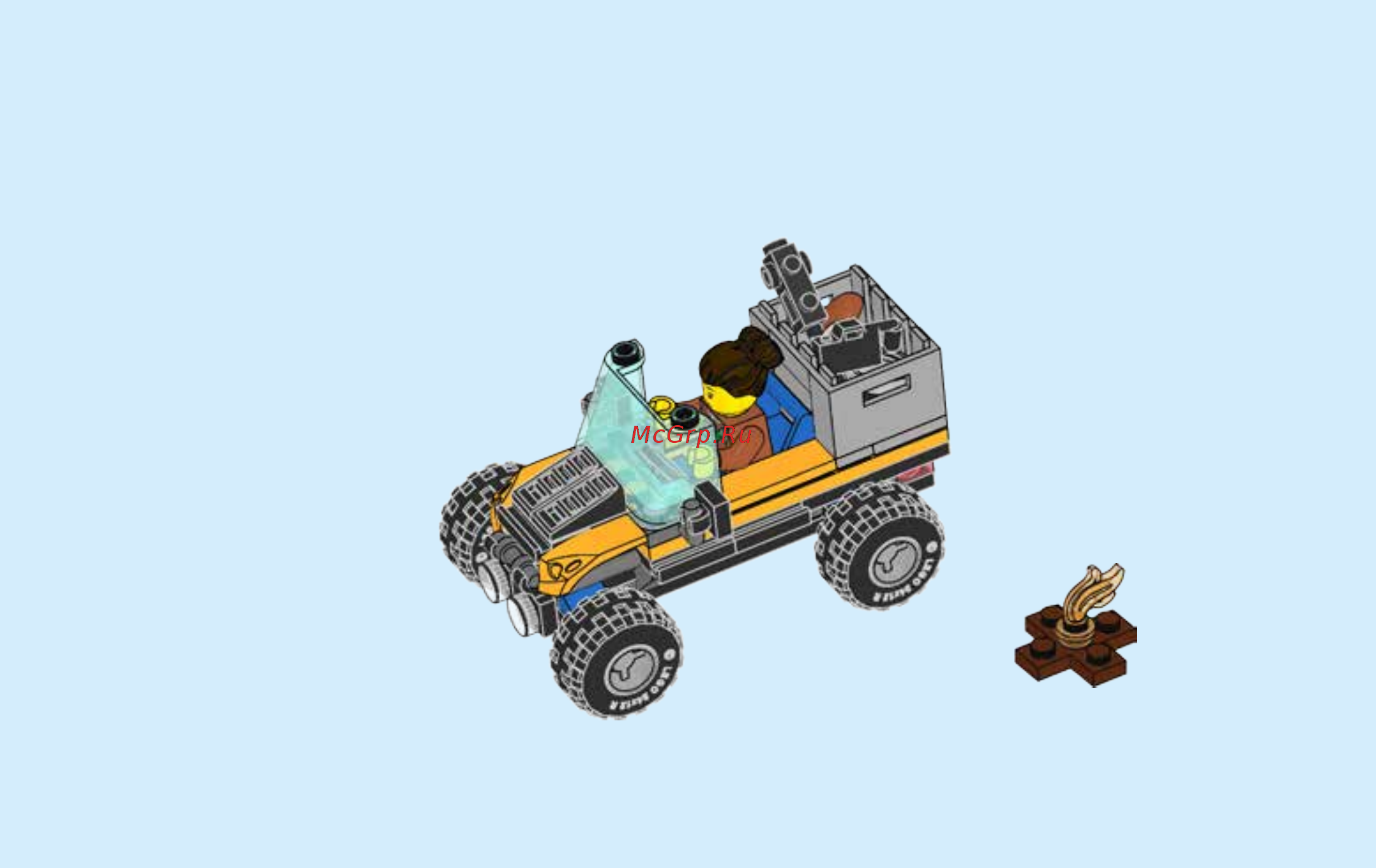 Lego City Jungle Explorer 60159 Миссия Исследование джунглей Инструкция по эксплуатации онлайн [23/24] 254810