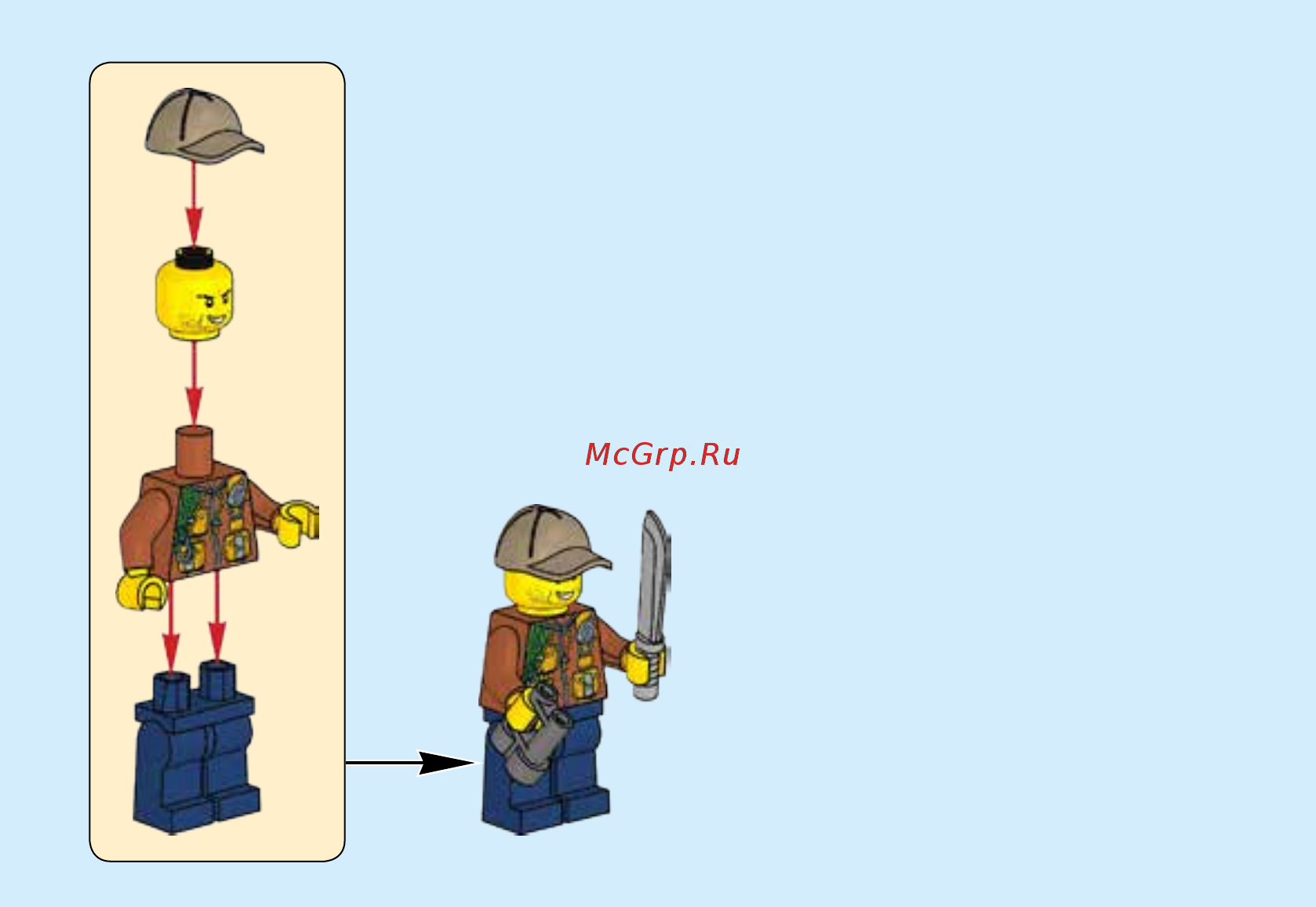 Lego City Jungle Explorer 60156 Багги для поездок по джунглям Инструкция по эксплуатации онлайн [3/24] 254813