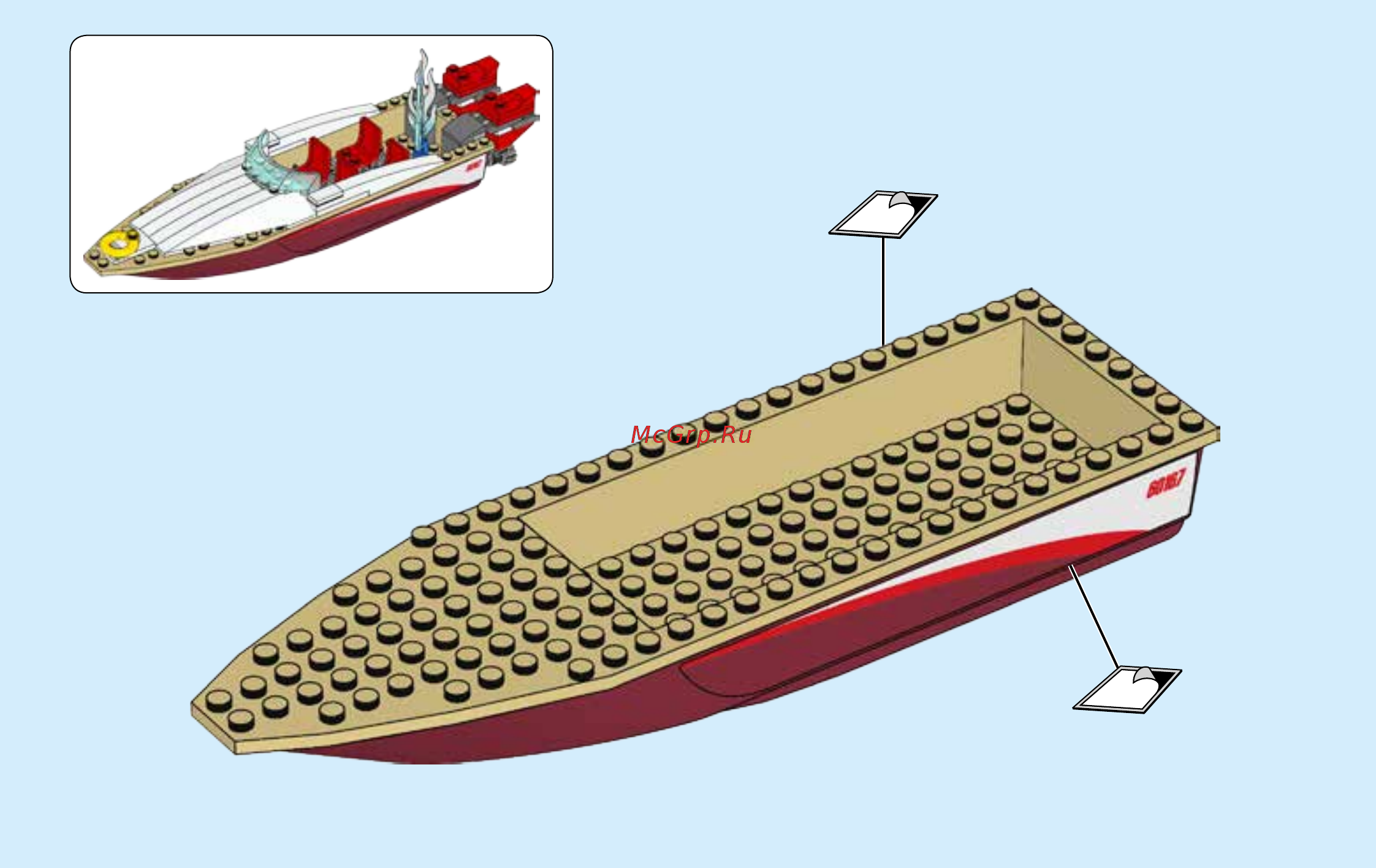 Lego City Coast Guard 60167 Штаб береговой охраны Инструкция по эксплуатации онлайн [13/44] 254814