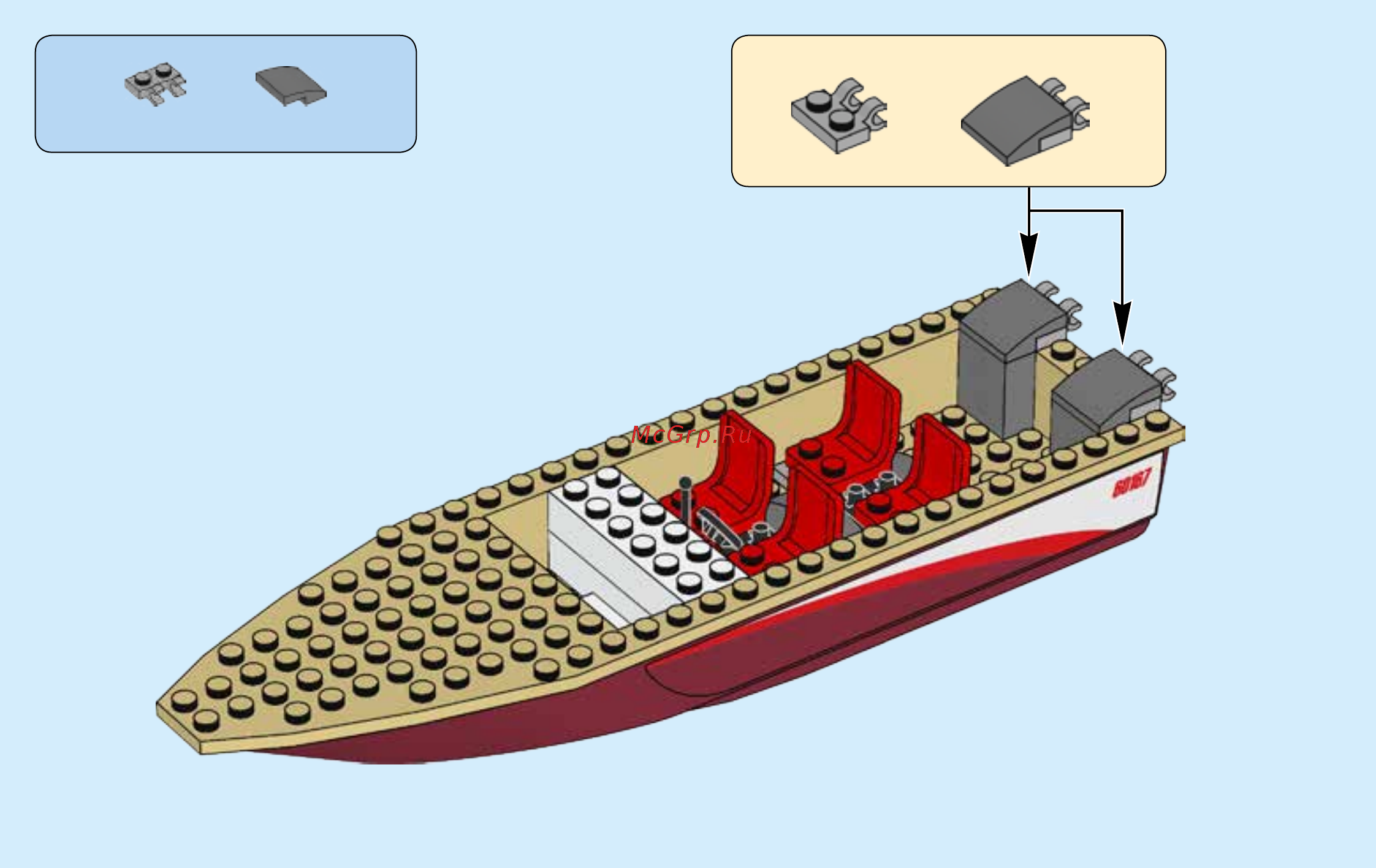 Lego City Coast Guard 60167 Штаб береговой охраны Инструкция по эксплуатации онлайн [26/44] 254814