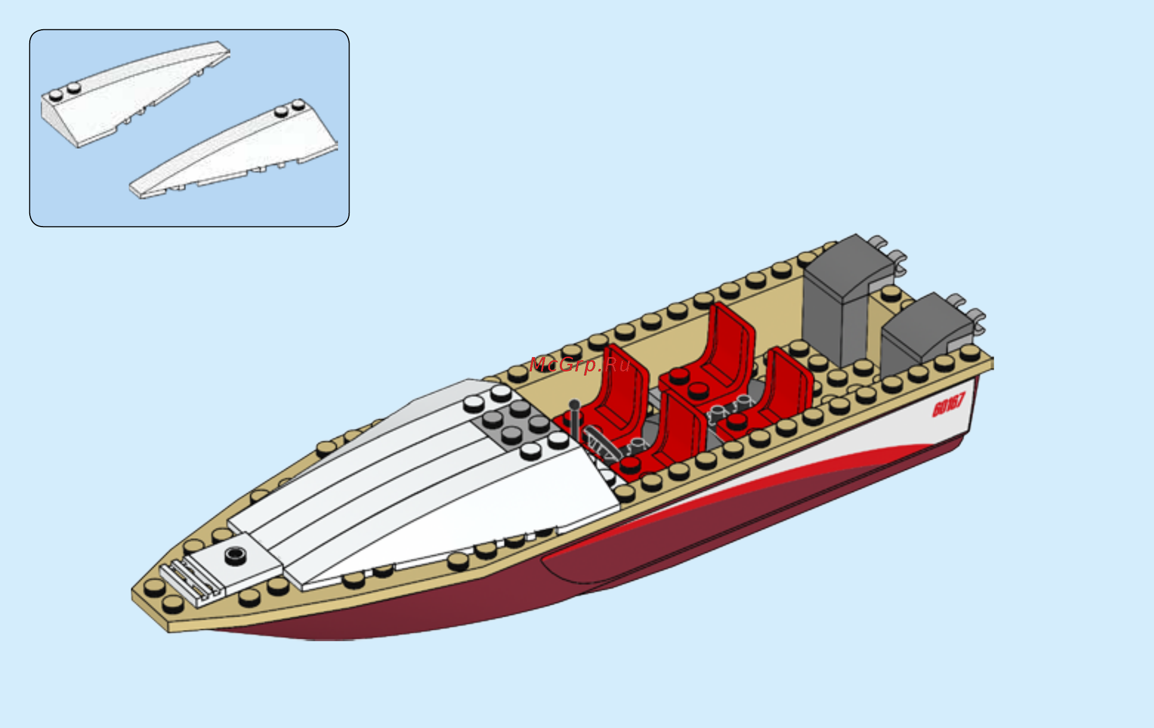 Lego City Coast Guard 60167 Штаб береговой охраны Инструкция по эксплуатации онлайн [30/44] 254814