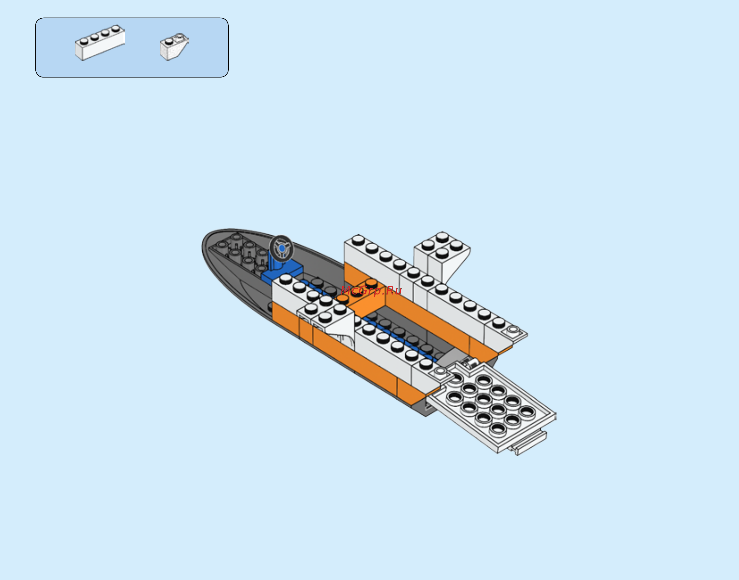 Lego City Coast Guard 60164 Спасательный самолет береговой охраны Инструкция по эксплуатации онлайн [25/68] 254817