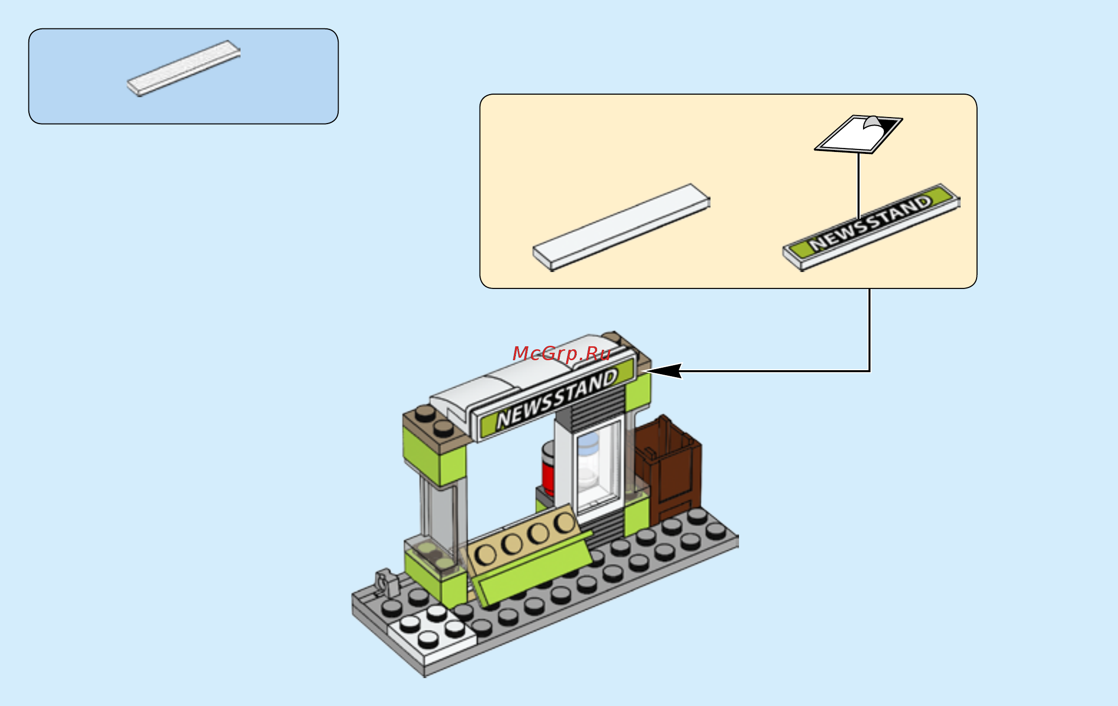Lego City Town 60154 Автобусная остановка Инструкция по эксплуатации онлайн [16/84] 254820