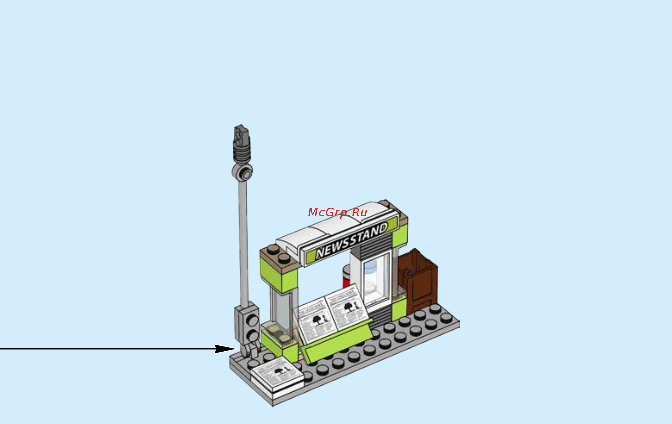 Lego City Town 60154 Автобусная остановка Инструкция по эксплуатации онлайн [19/84] 254820