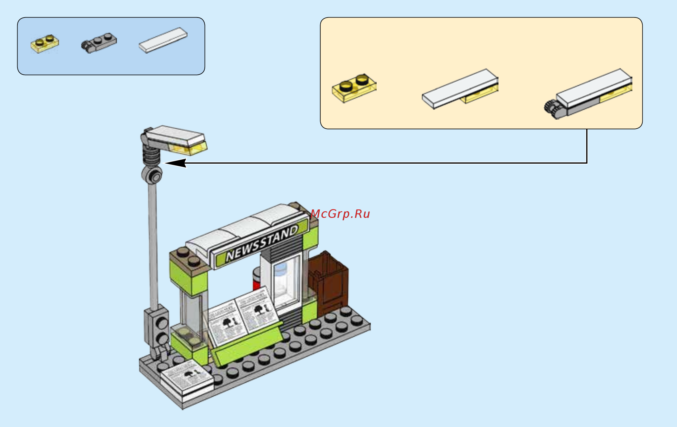 Lego City Town 60154 Автобусная остановка Инструкция по эксплуатации онлайн [20/84] 254820