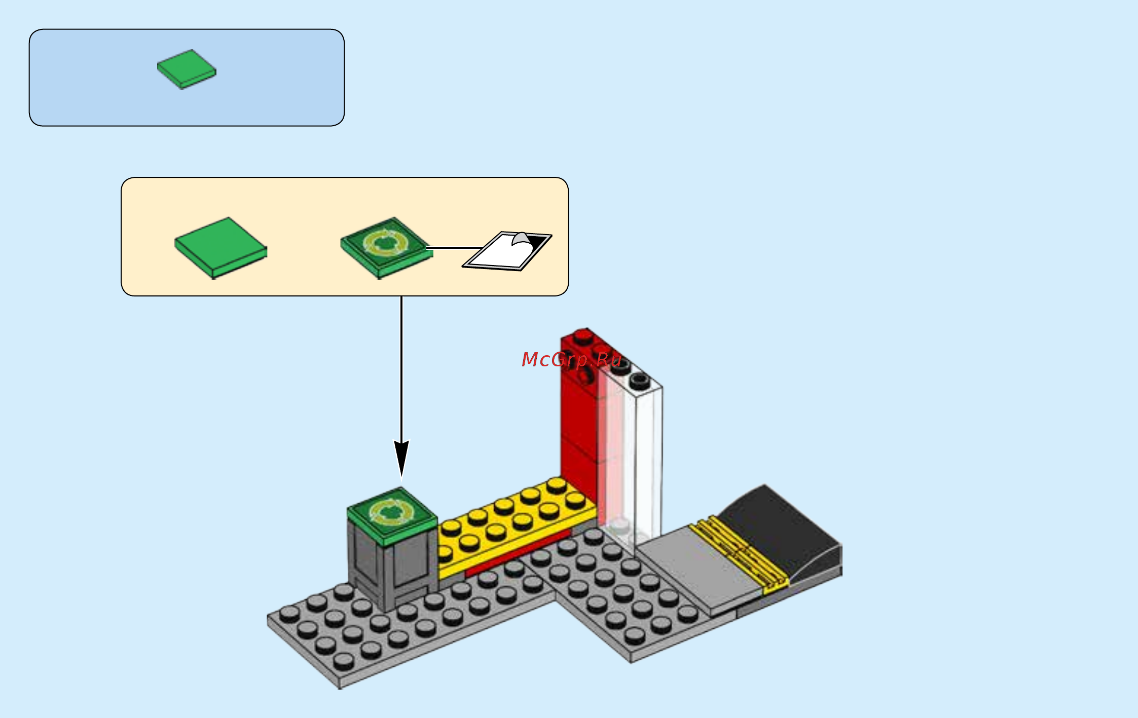 Lego City Town 60154 Автобусная остановка Инструкция по эксплуатации онлайн [30/84] 254820