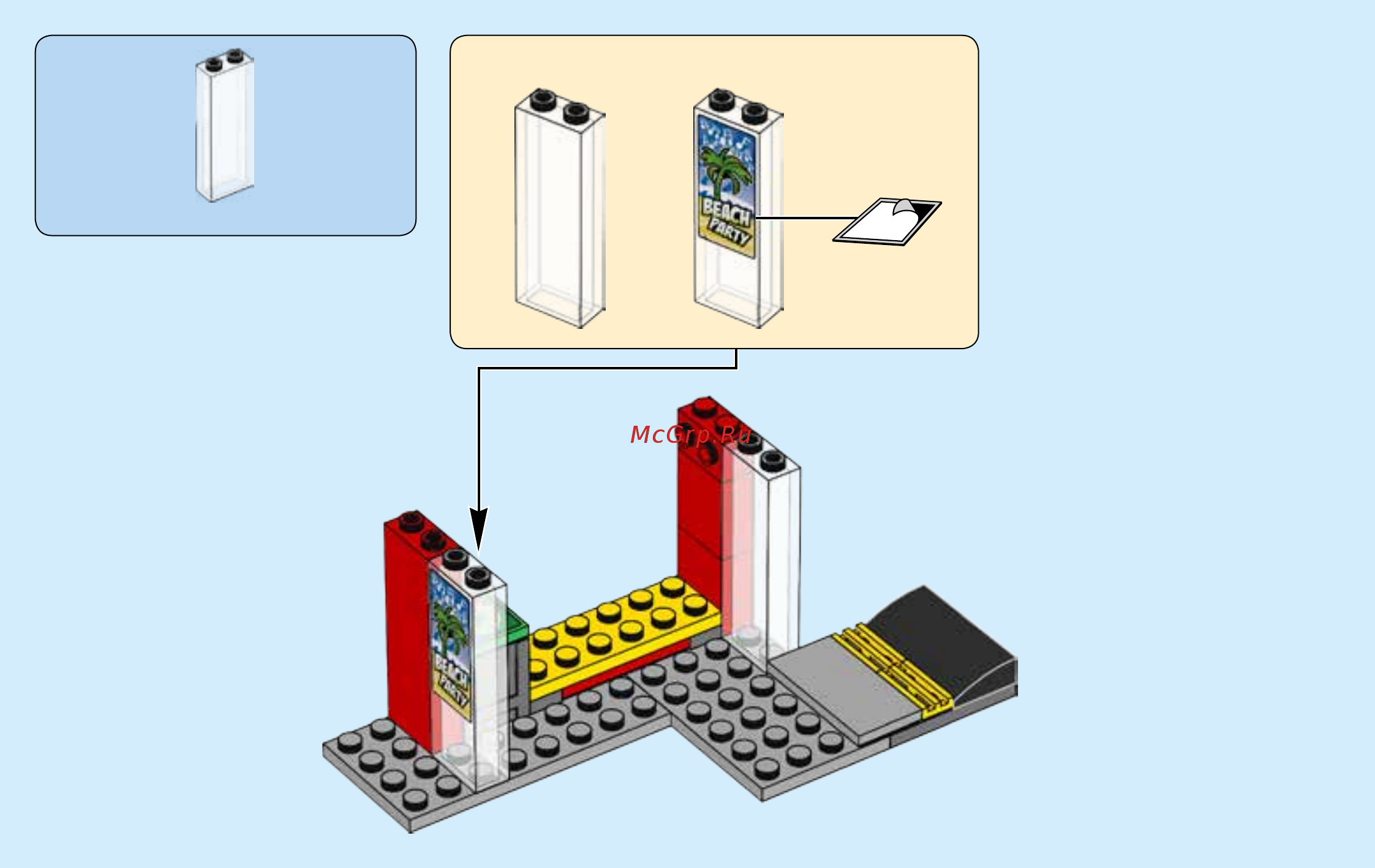 Lego City Town 60154 Автобусная остановка Инструкция по эксплуатации онлайн [32/84] 254820