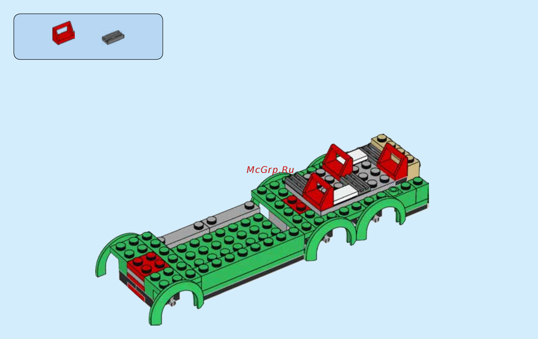 Lego City Town 60154 Автобусная остановка Инструкция по эксплуатации онлайн [66/84] 254820