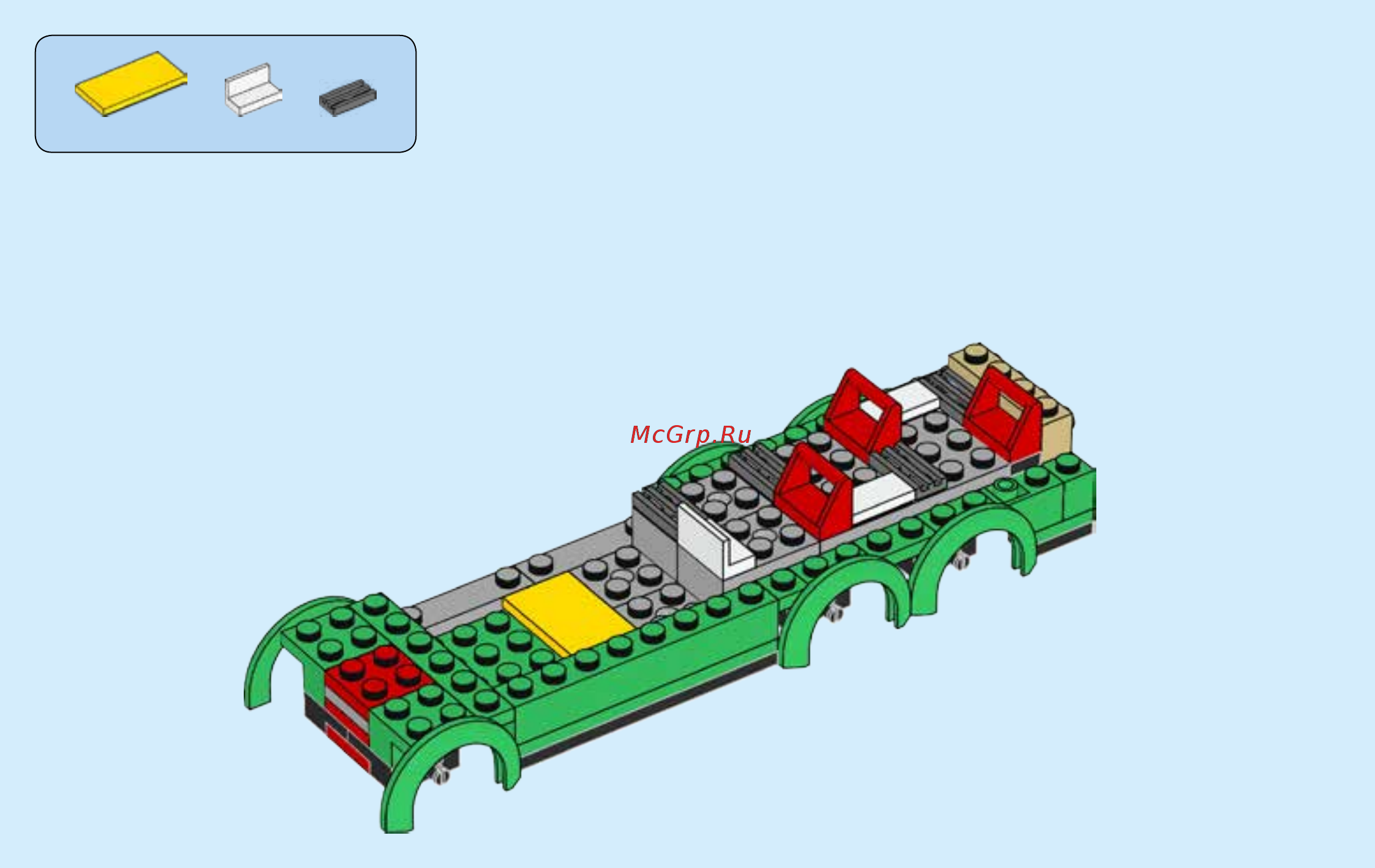 Lego City Town 60154 Автобусная остановка Инструкция по эксплуатации онлайн [68/84] 254820