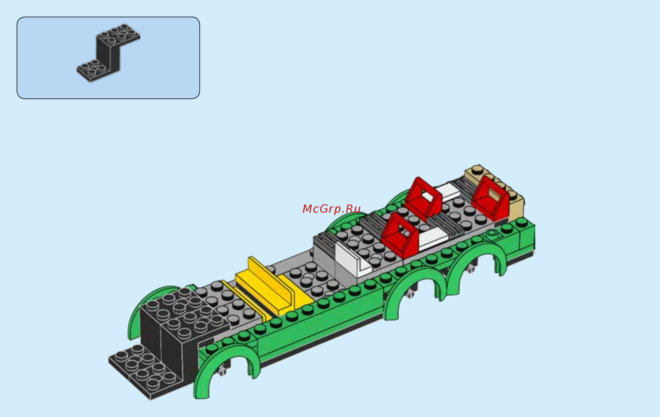 Lego City Town 60154 Автобусная остановка Инструкция по эксплуатации онлайн [72/84] 254820