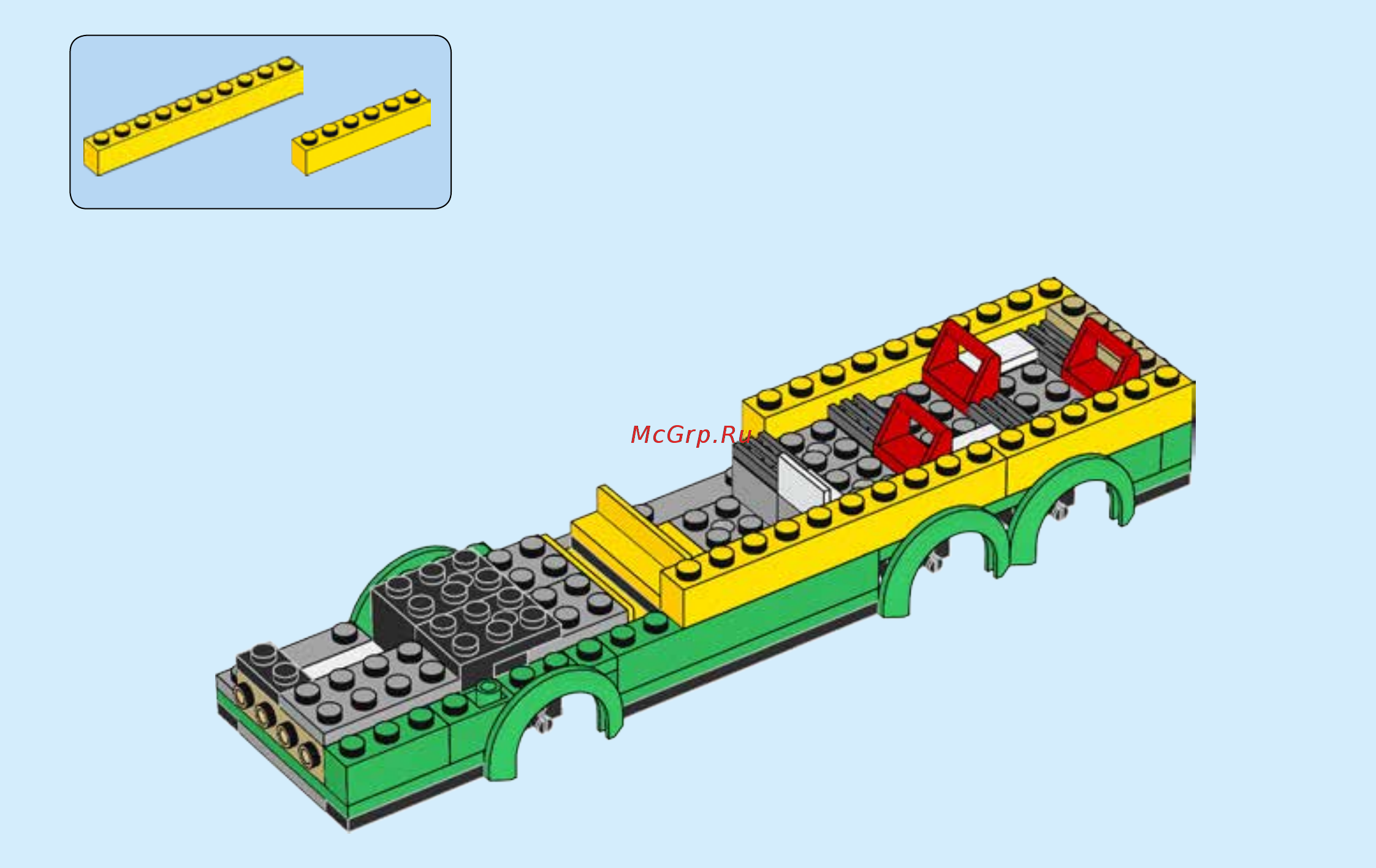 Lego City Town 60154 Автобусная остановка Инструкция по эксплуатации онлайн [77/84] 254820