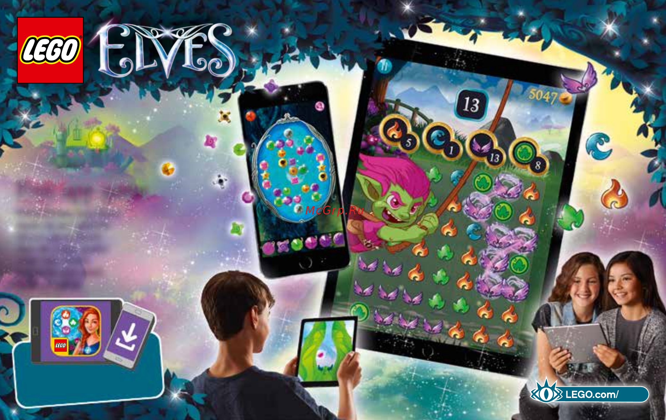 Lego Elves 41186 Побег Азари из леса гоблинов [54/56] Free app game
