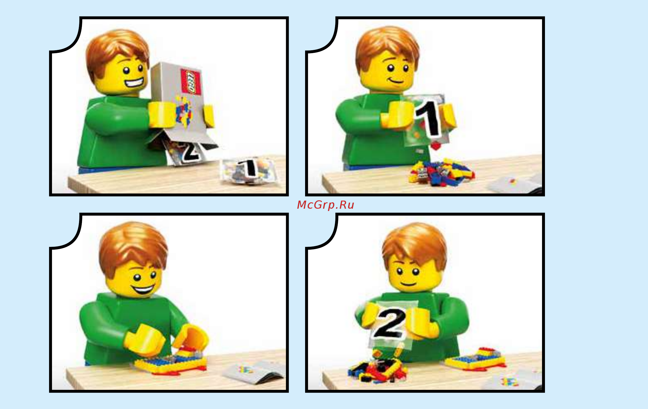 Lego Juniors 10744 Гонка Cумасшедшая восьмерка Инструкция по эксплуатации онлайн [2/72] 254825