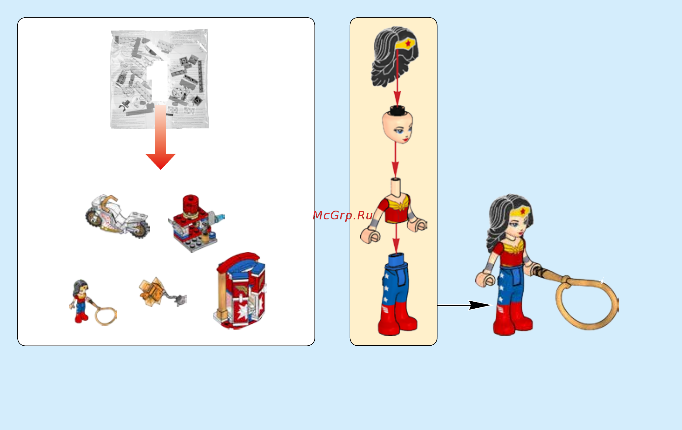 Lego DC Super Hero Girls 41235 Дом Чудо-женщины™ Инструкция по эксплуатации онлайн [4/60] 254841