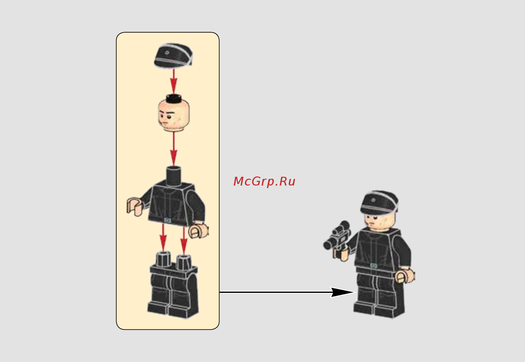Lego SW 75163 Микроистребитель Имперский шаттл Кренника™ Инструкция по эксплуатации онлайн [3/32] 254845