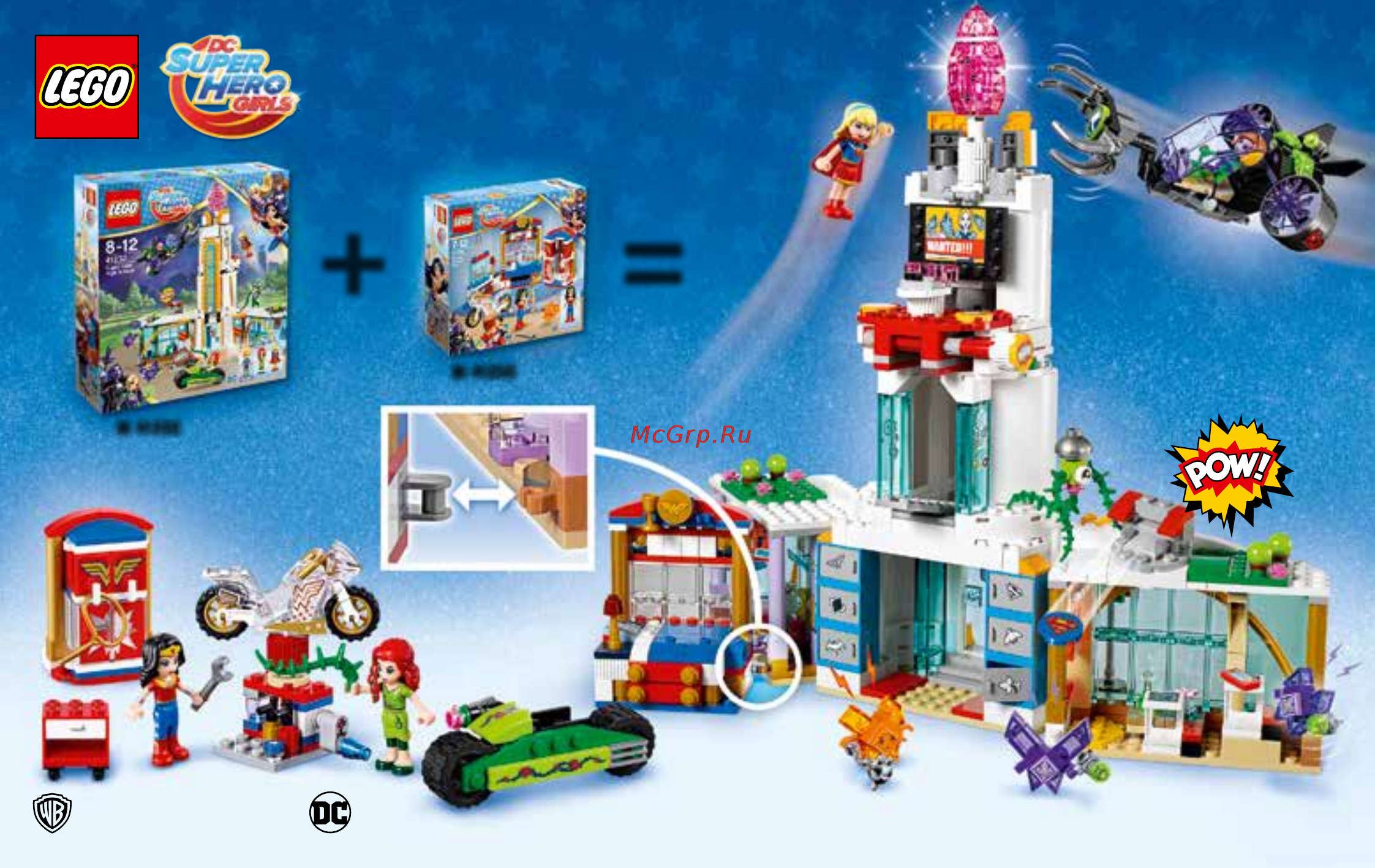 Lego DC Super Hero Girls Бэтгёрл: погоня на реактивном самолёте (41230) Инструкция по эксплуатации онлайн [66/68] 306053