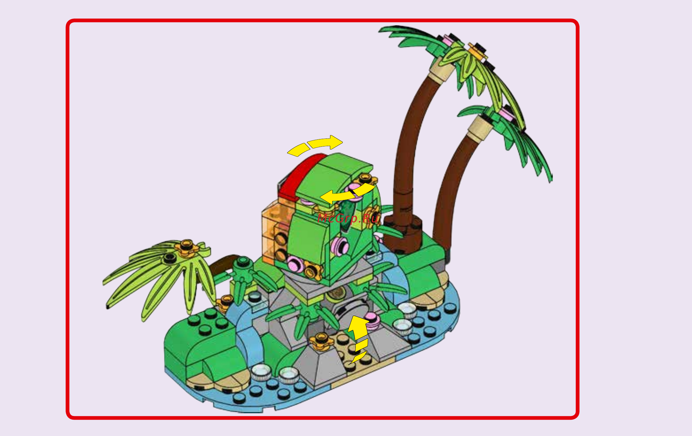 Lego Disney Princess Путешествие Моаны через океан (41150) Инструкция по эксплуатации онлайн [96/104] 306514