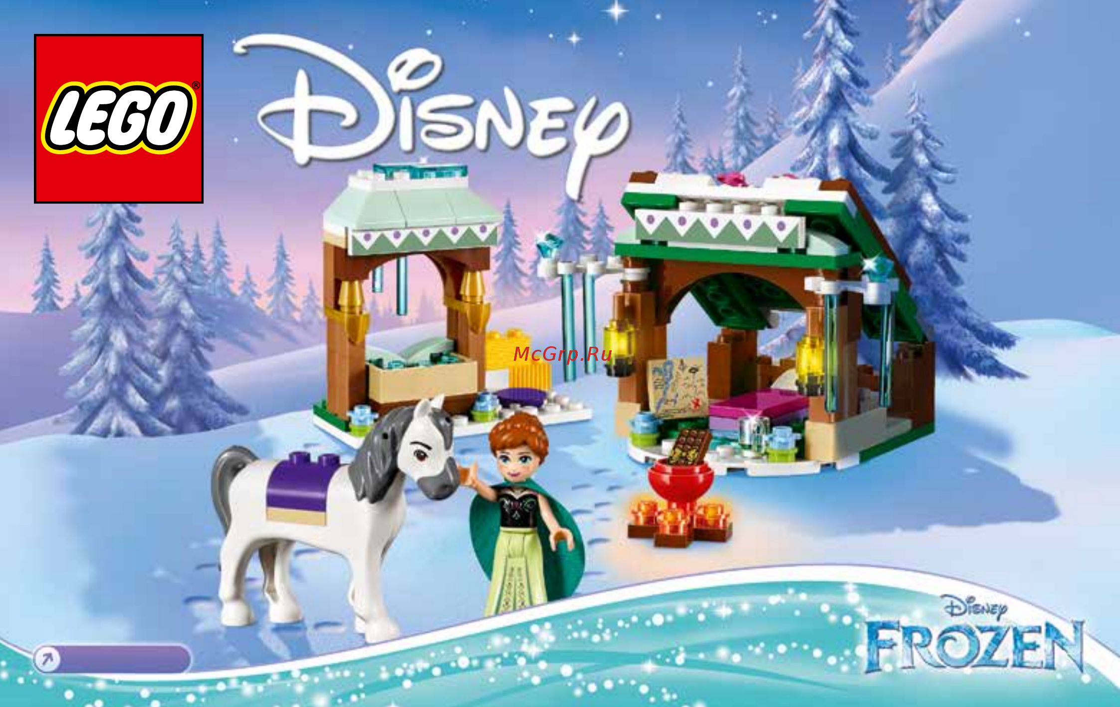 Lego Disney Princess 41147 Зимние приключения Анны Инструкция по эксплуатации онлайн
